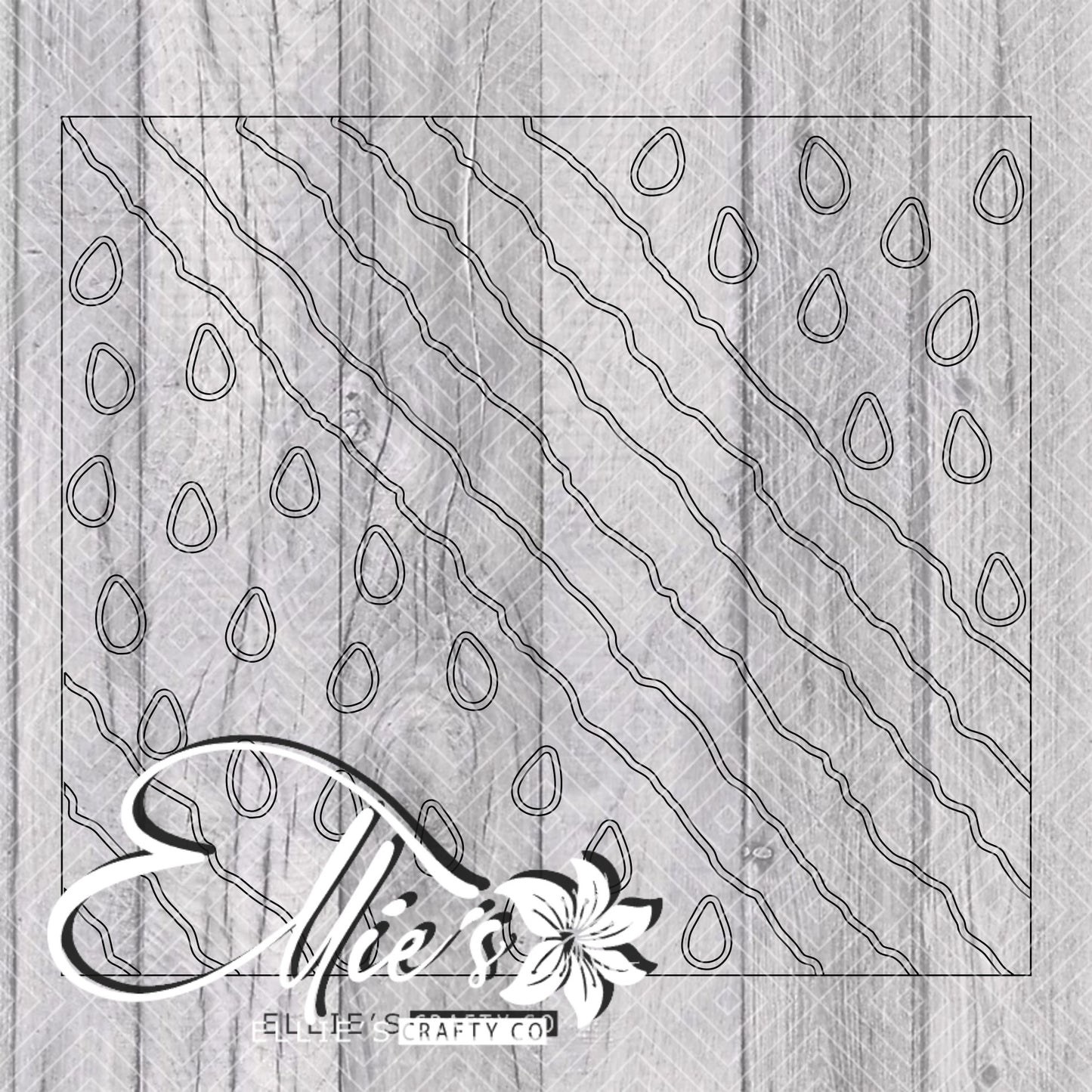 Watermelon Swirl Template for Straight Tumblers
