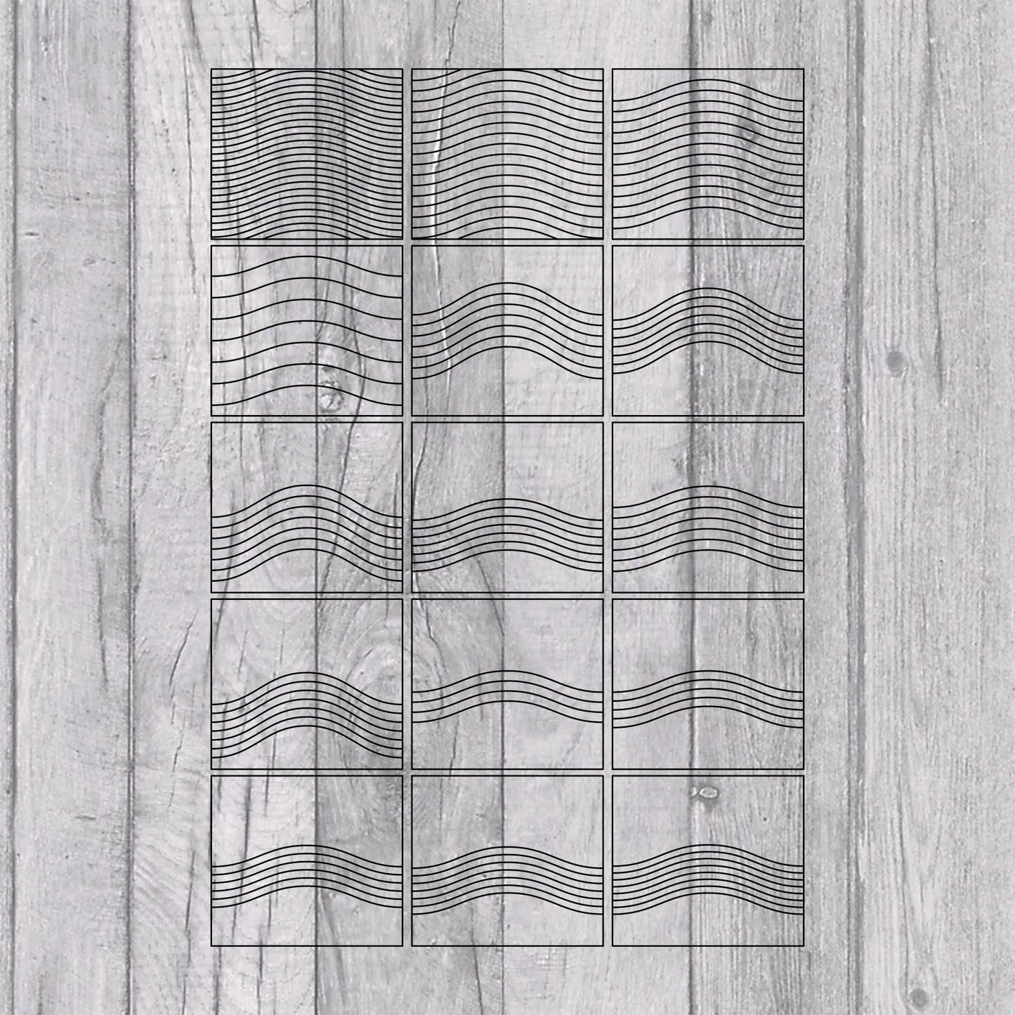 Pride Wave Split Template for Straight Tumblers