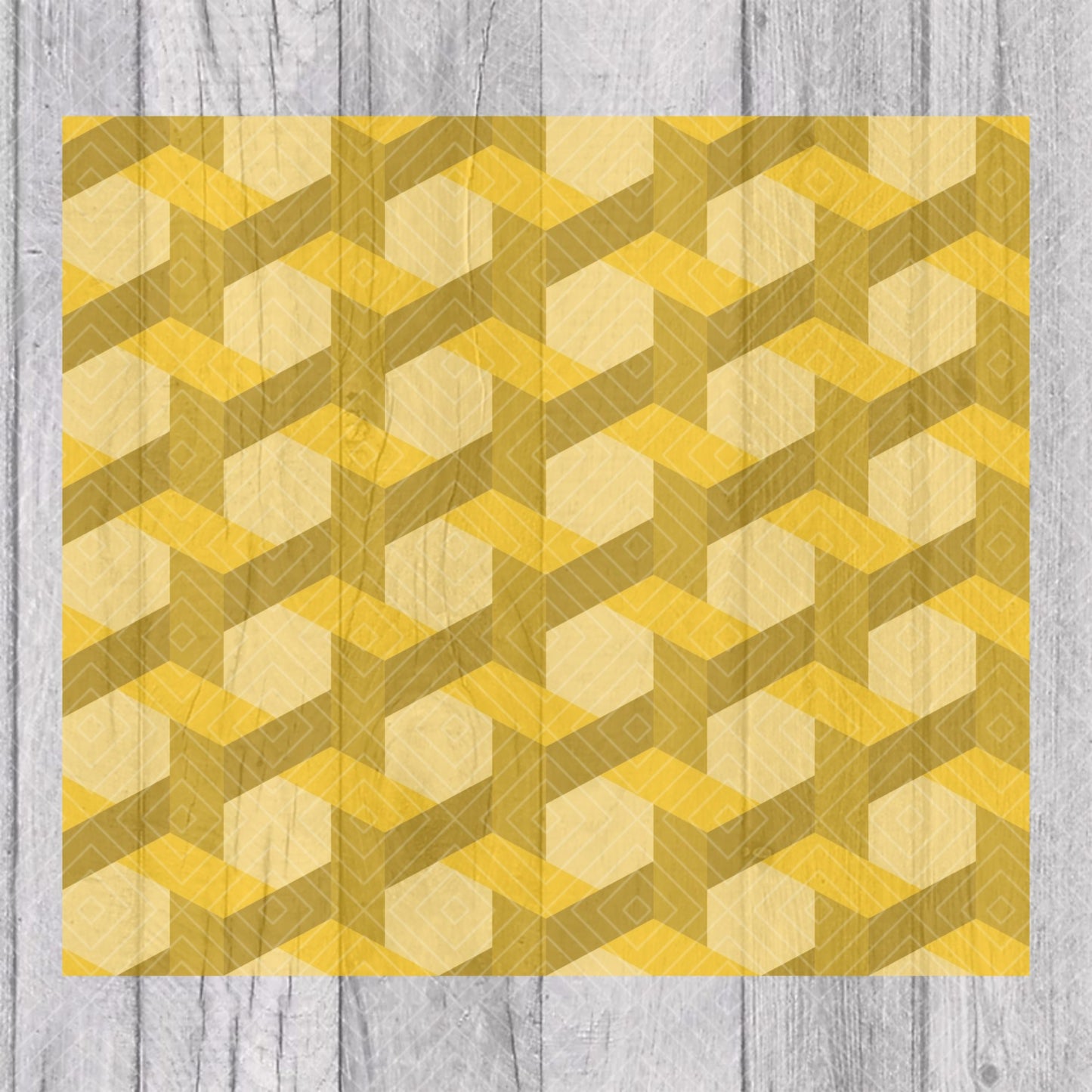 Weaved Honeycomb Template for Straight Tumblers
