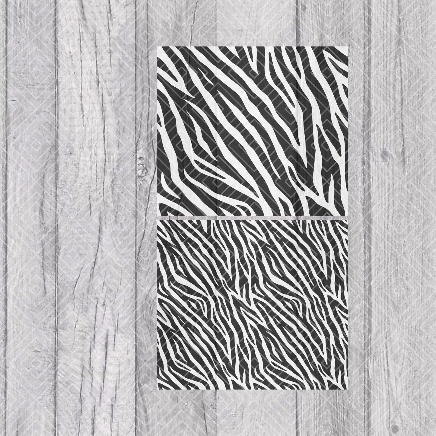Zebra Print Tumbler Template for Straight Tumblers