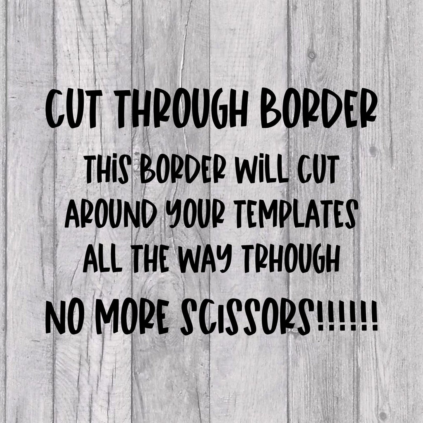 Cut Through Border for Bravo Bottoms
