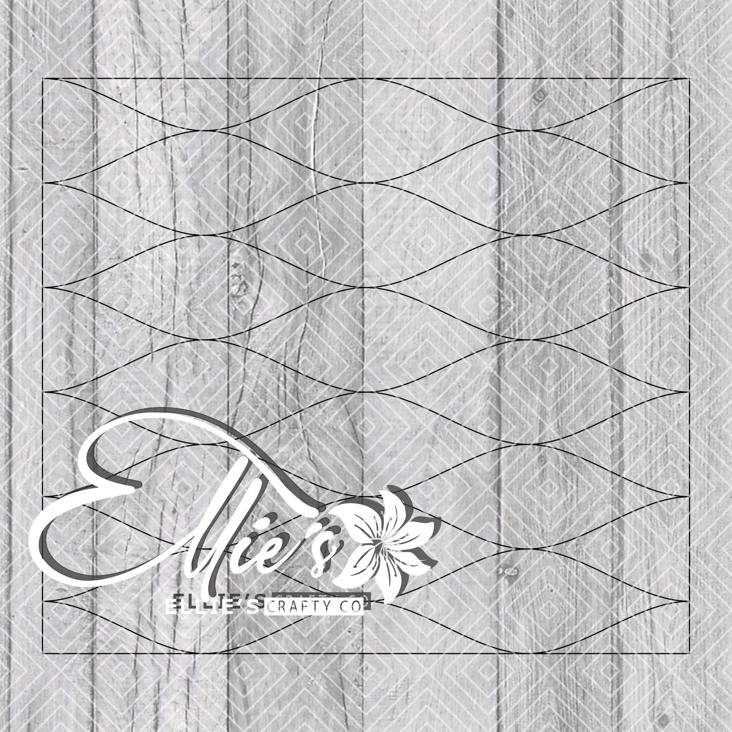 Hourglass Split Collection Template for Straight Tumblers