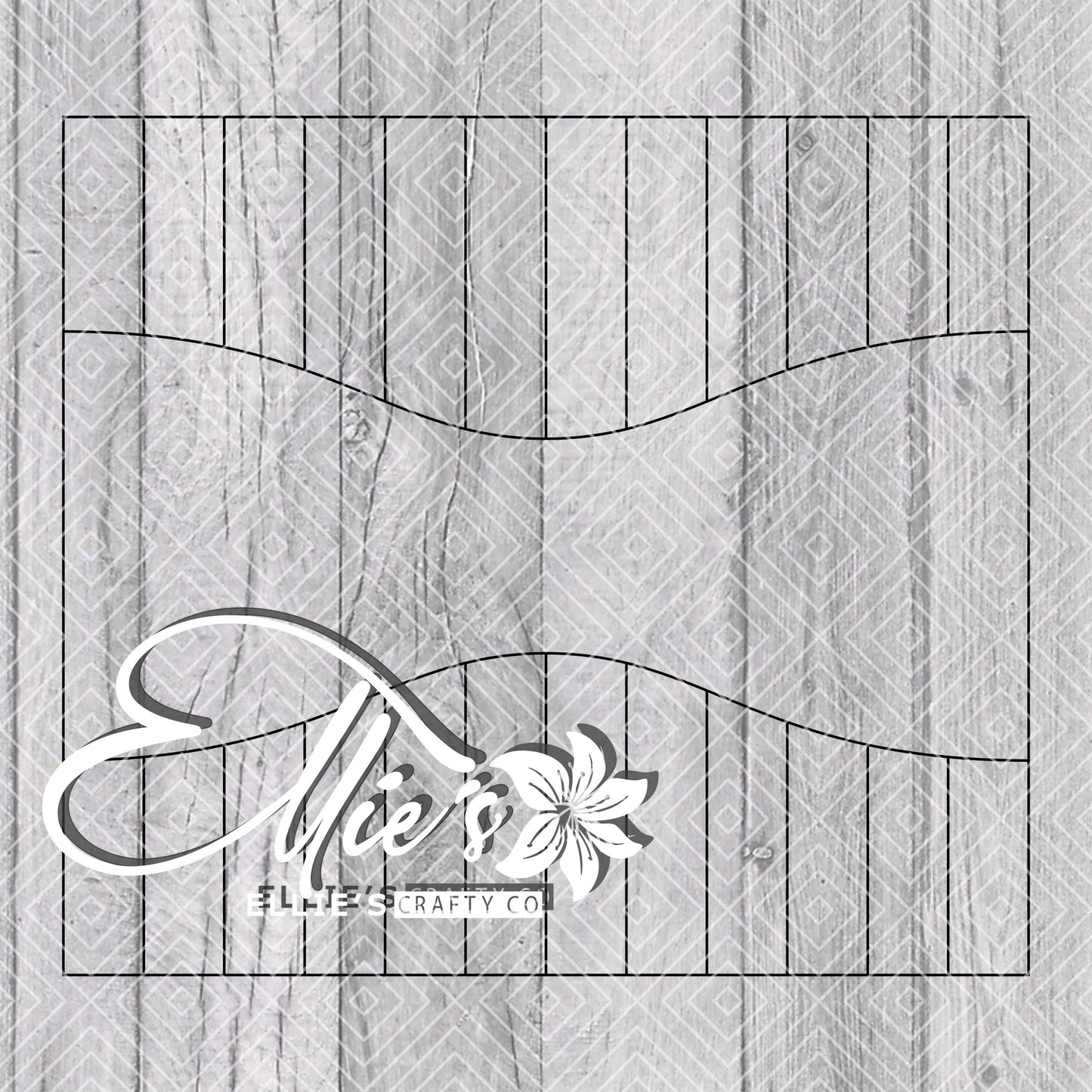 Hourglass Split Collection Template for Straight Tumblers