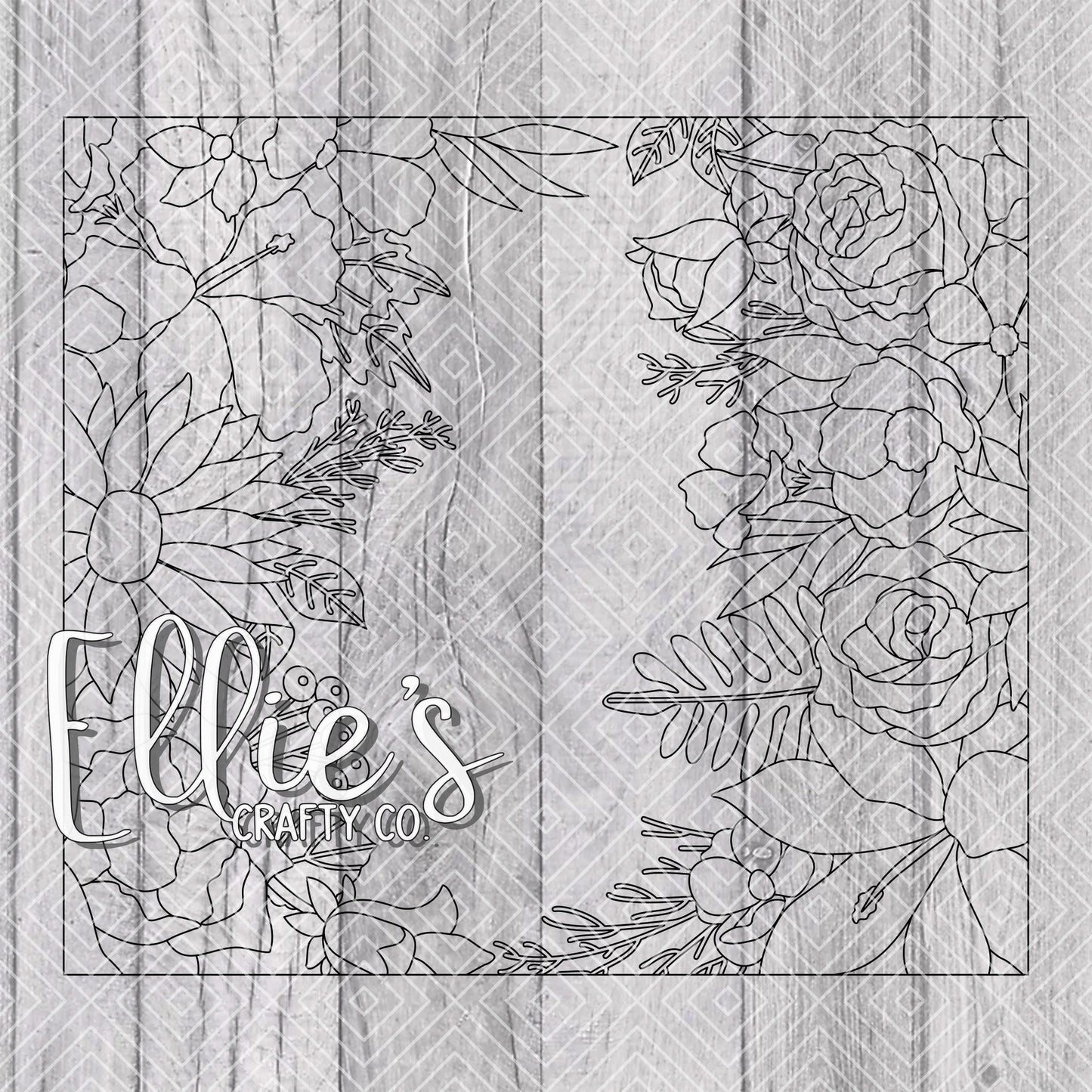 Mother's Day Bouquet Collection Template for Straight Tumblers V2