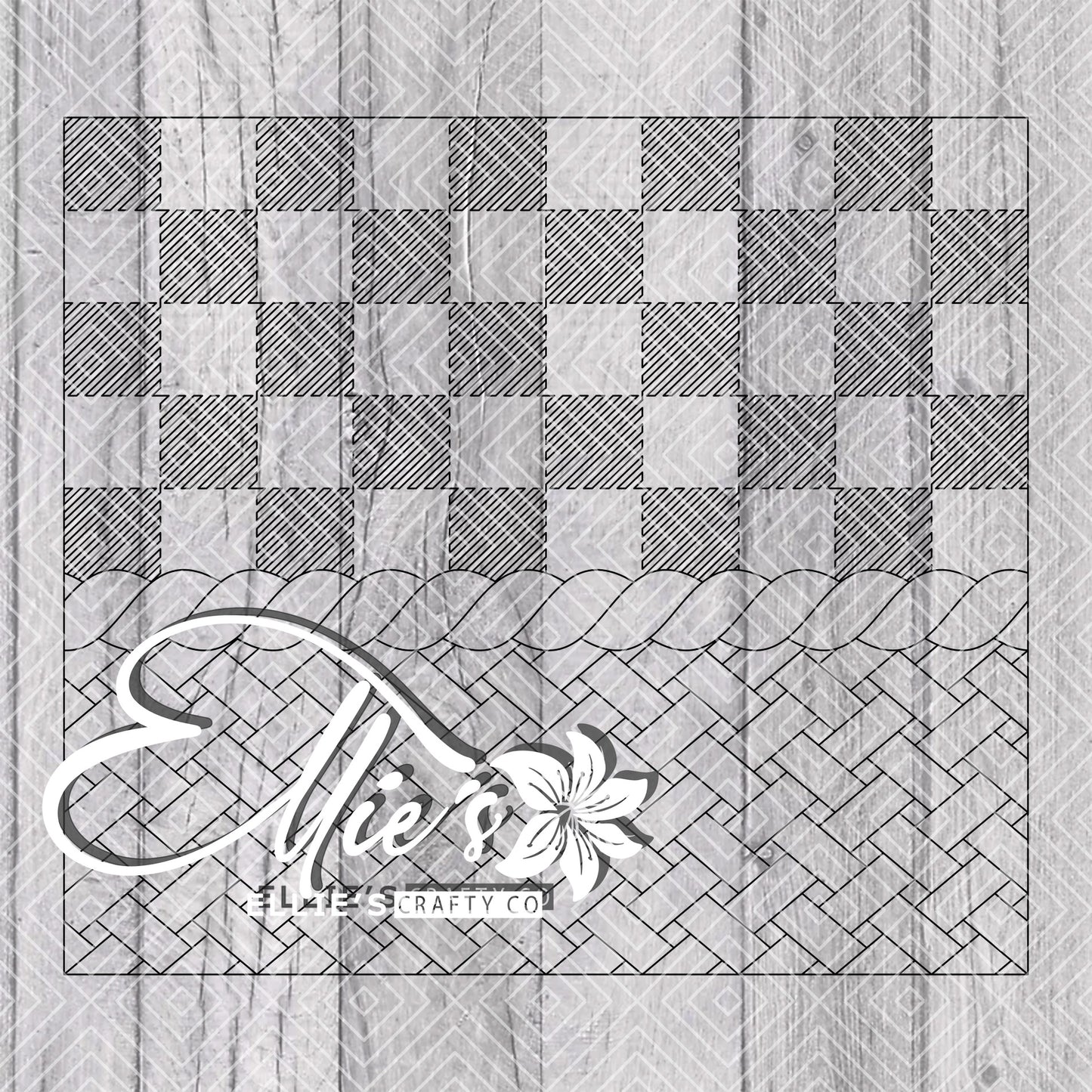 Picnic V1 Template for Straight Tumblers