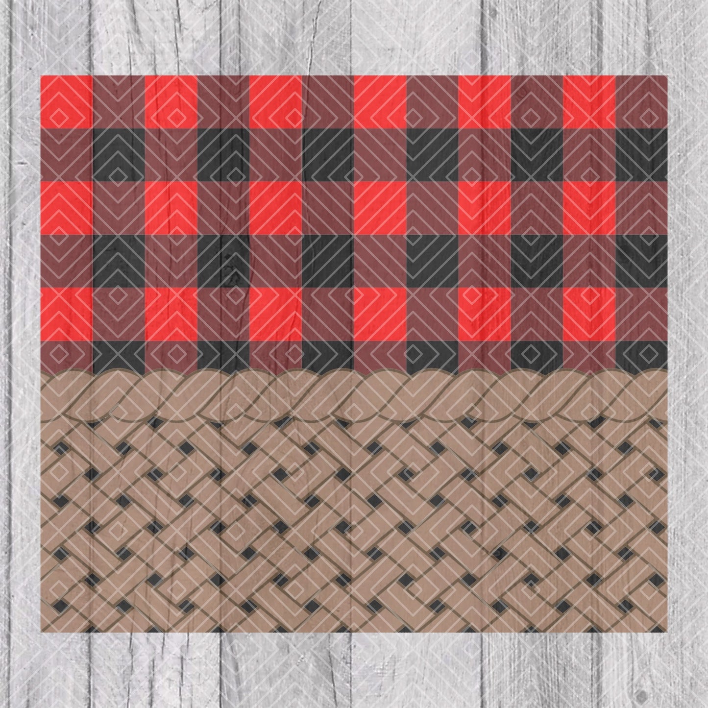 Picnic V1 Template for Straight Tumblers