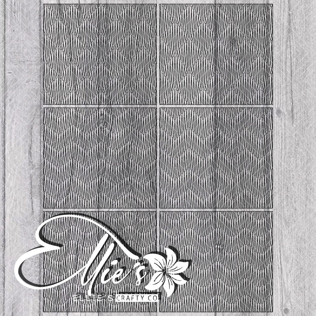 Tears Template for Straight Tumblers