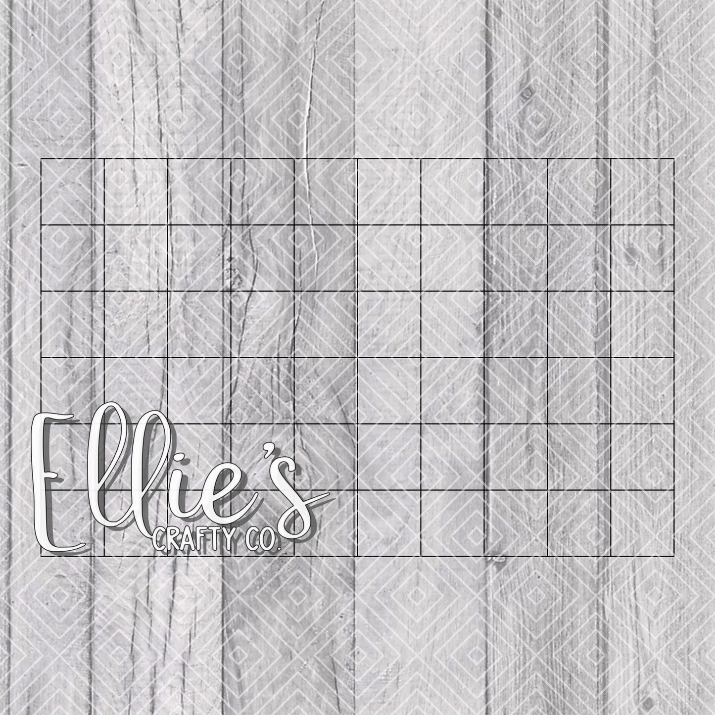 Plaid Checkered Template for 14oz to 16oz Straight Tumblers