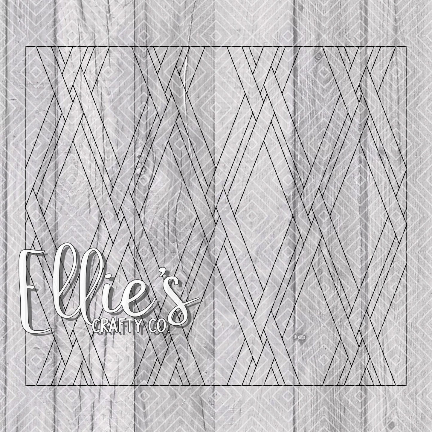 Weaved Argyle Collection Template for Straight Tumblers V1