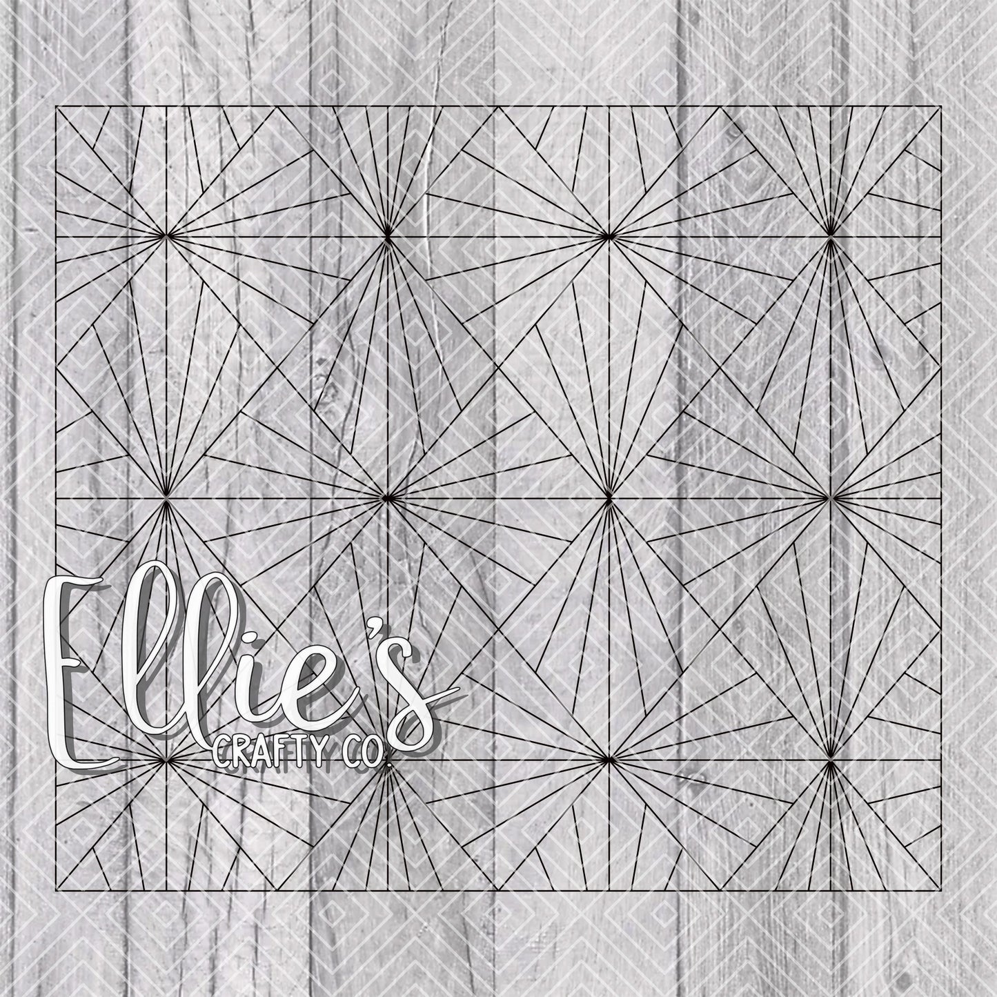 Art Deco V2 Template for Straight Tumblers
