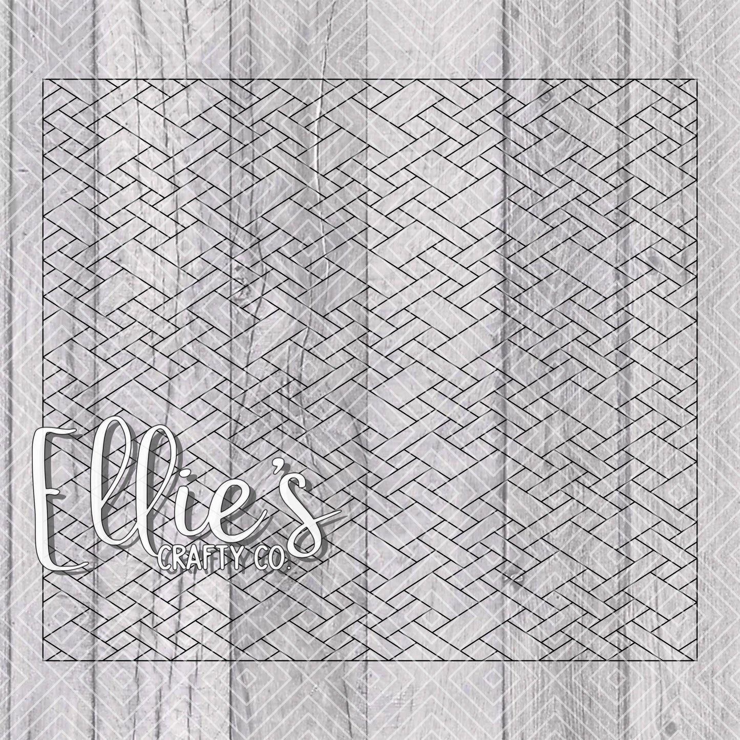 Basket Weave Collection V3 Template for Straight Tumblers