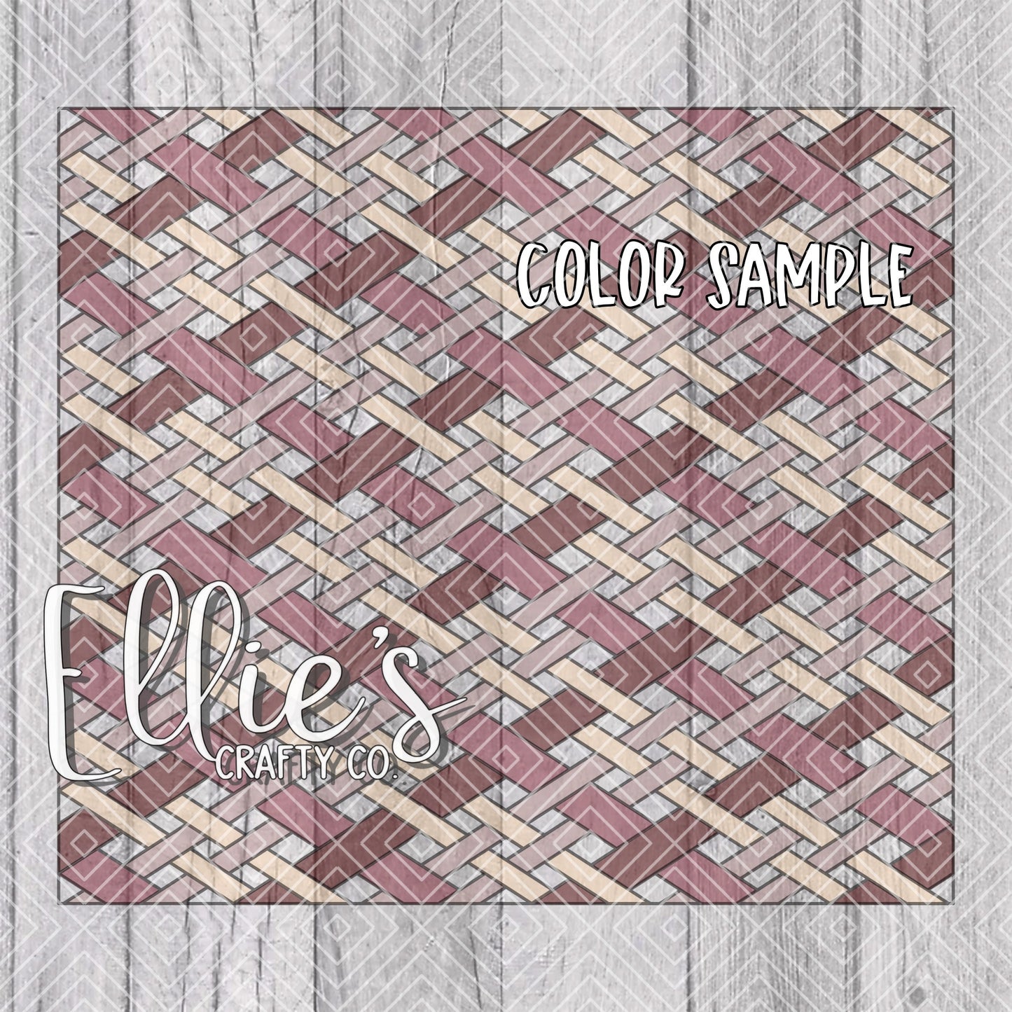 Basket Weave Collection V3 Template for Straight Tumblers