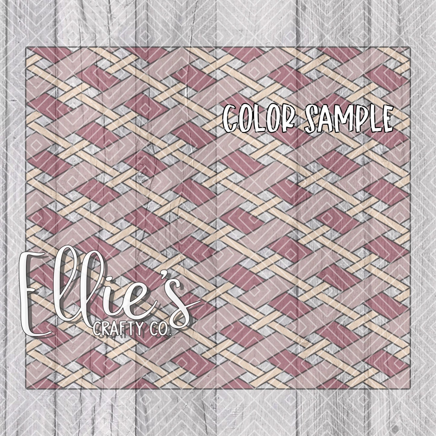 Basket Weave Collection V2 Template for Straight Tumblers