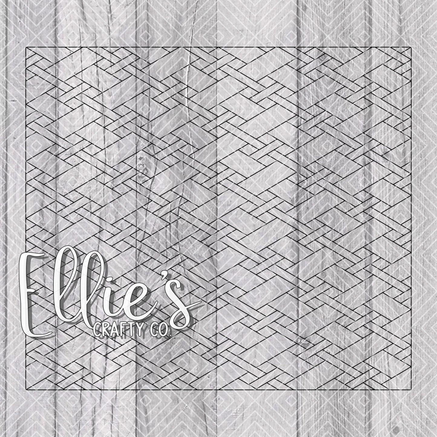 Basket Weave Collection V2 Template for Straight Tumblers