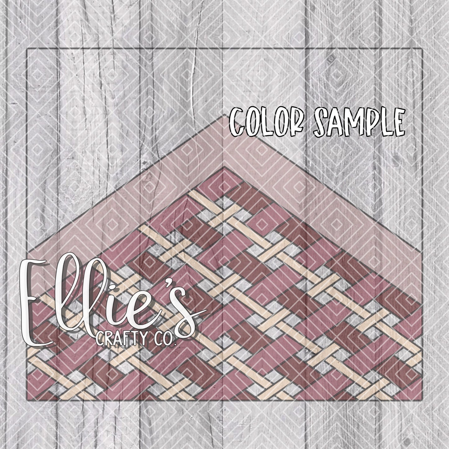 Basket Weave Spilt Collection V2 Template for Straight Tumblers