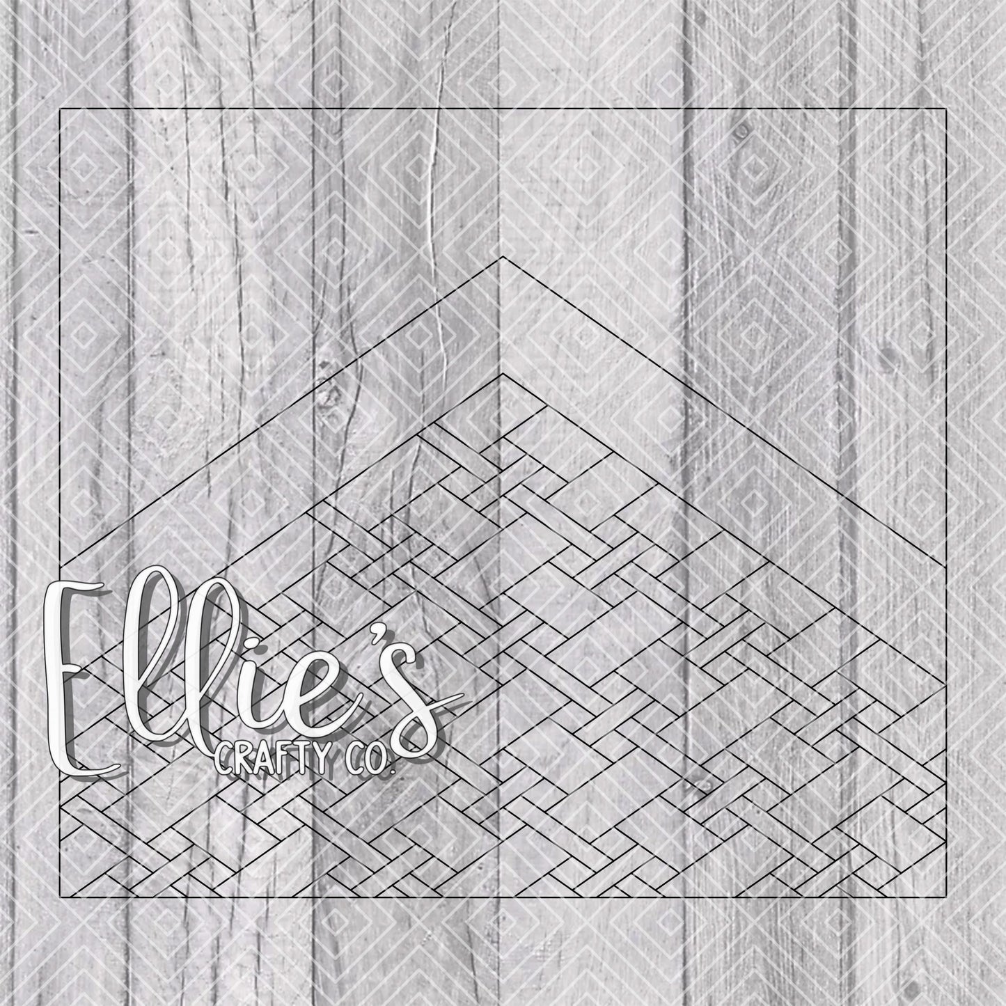 Basket Weave Spilt Collection V2 Template for Straight Tumblers