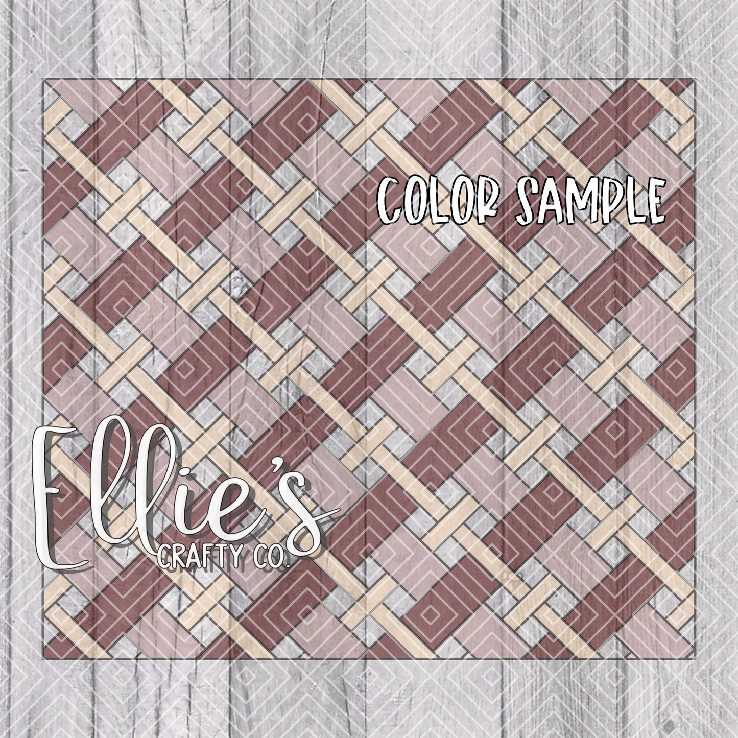 Basket Weave Collection V2 Template for Straight Tumblers