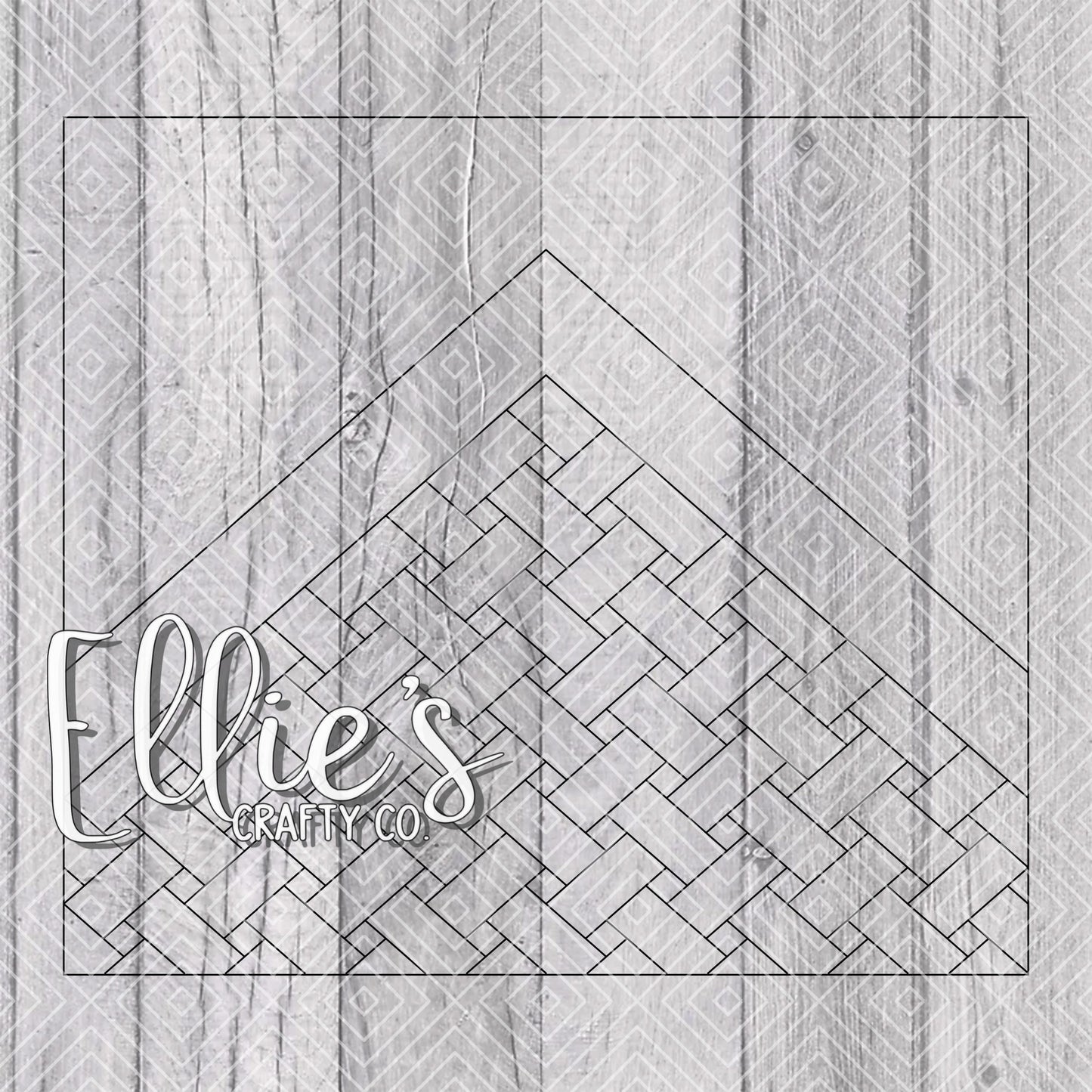 Basket Weaved VSplit and Swirl Collection Template for Straight Tumblers