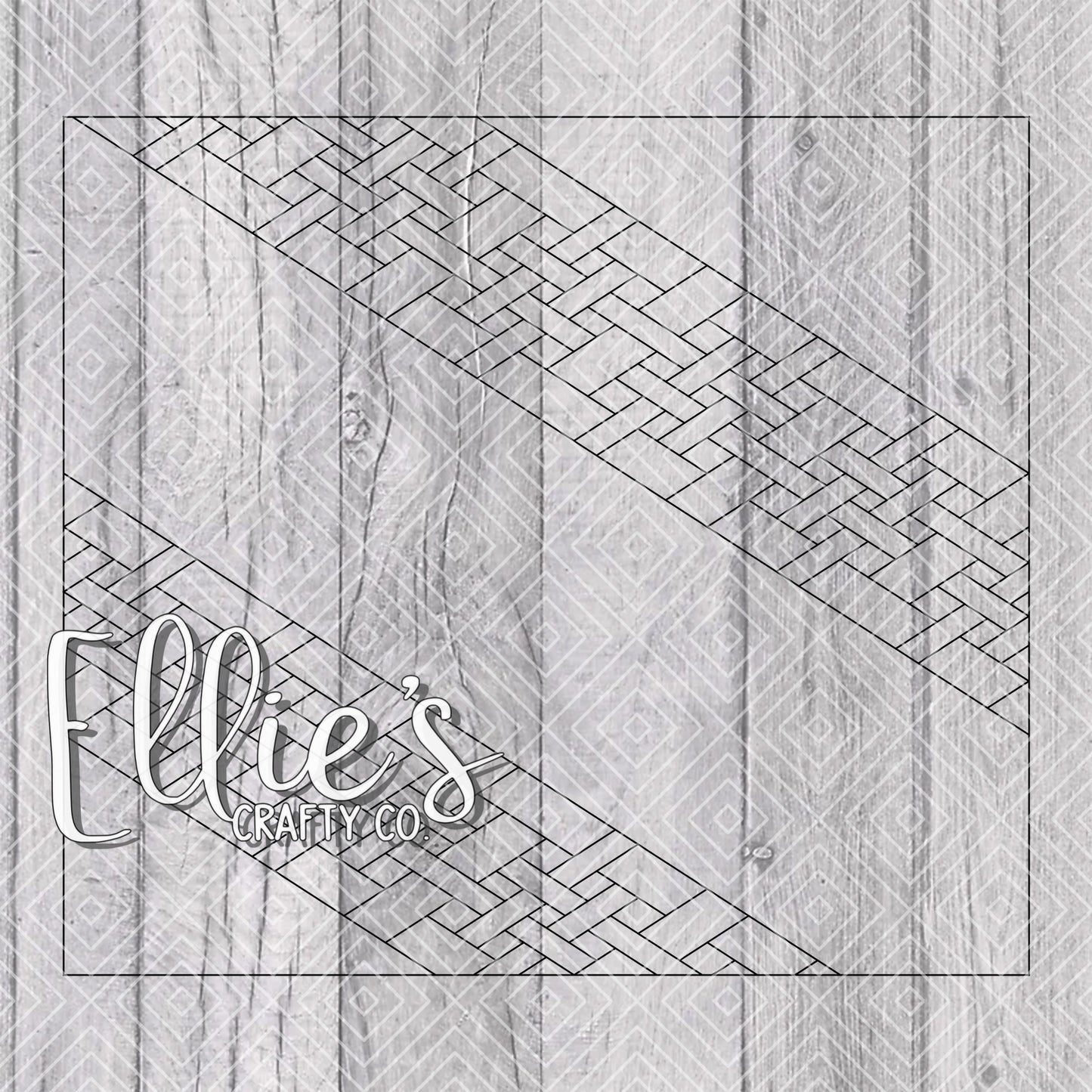 Basket Weave Spilt Collection V2 Template for Straight Tumblers