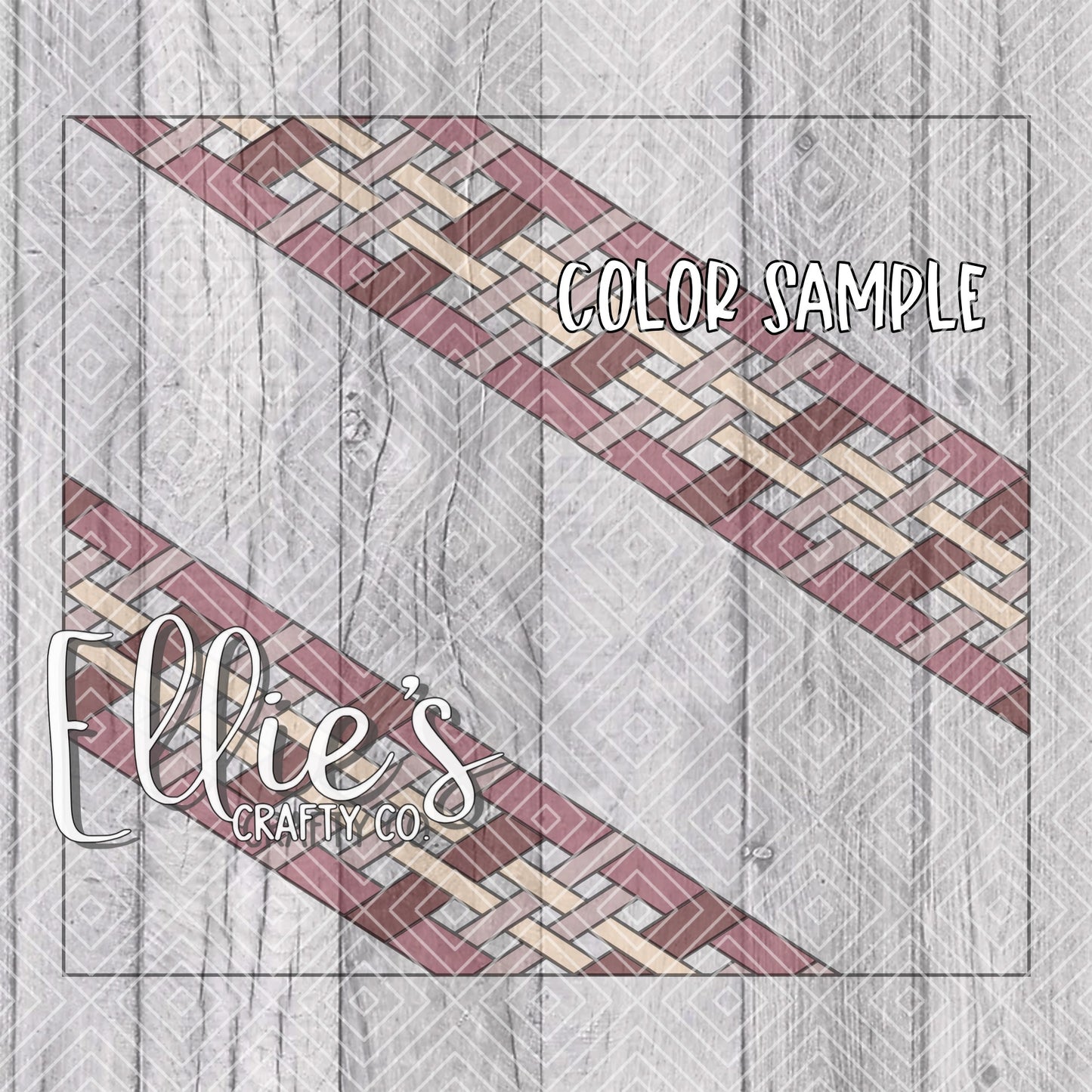 Basket Weave Spilt Collection V2 Template for Straight Tumblers