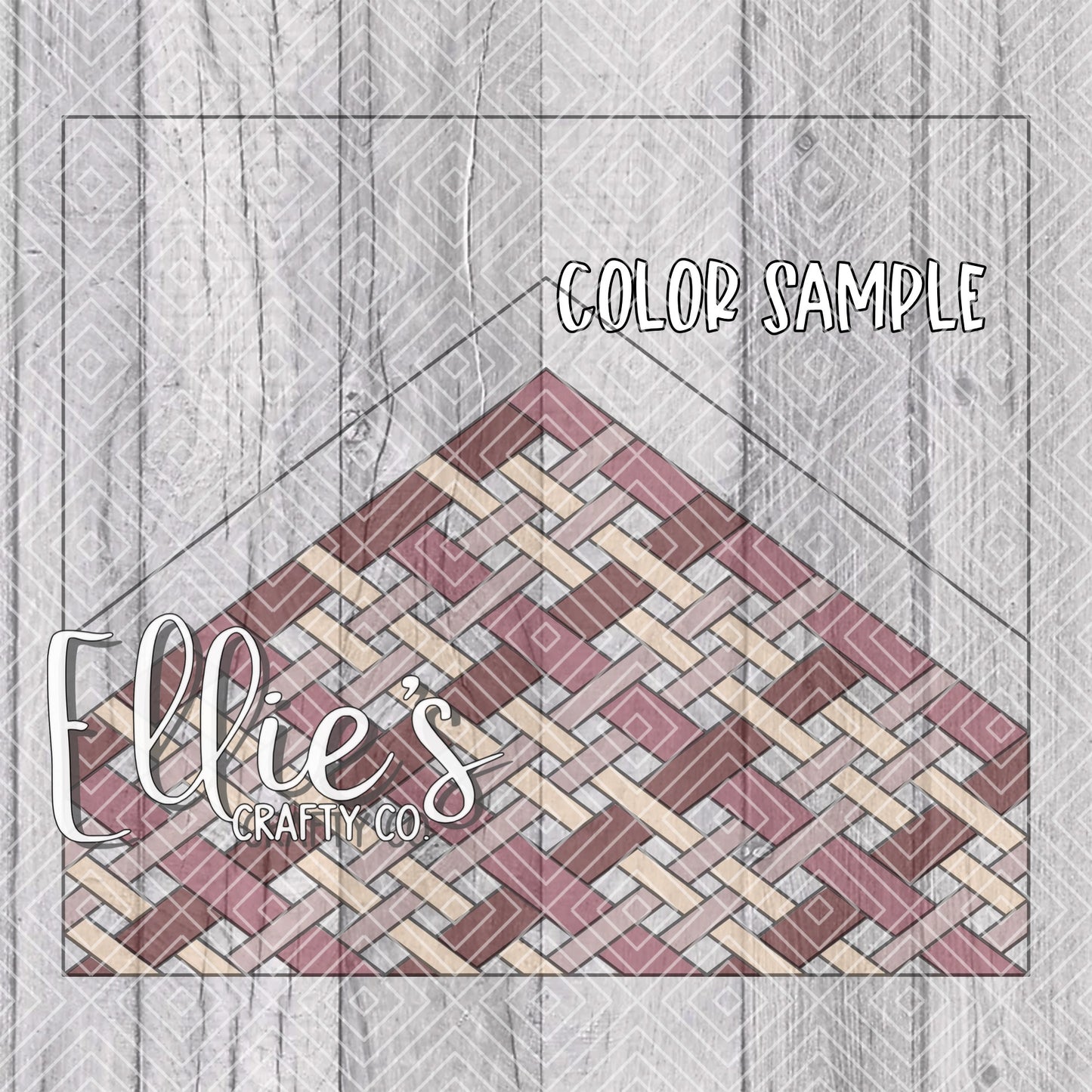 Basket Weave Spilt Collection V2 Template for Straight Tumblers