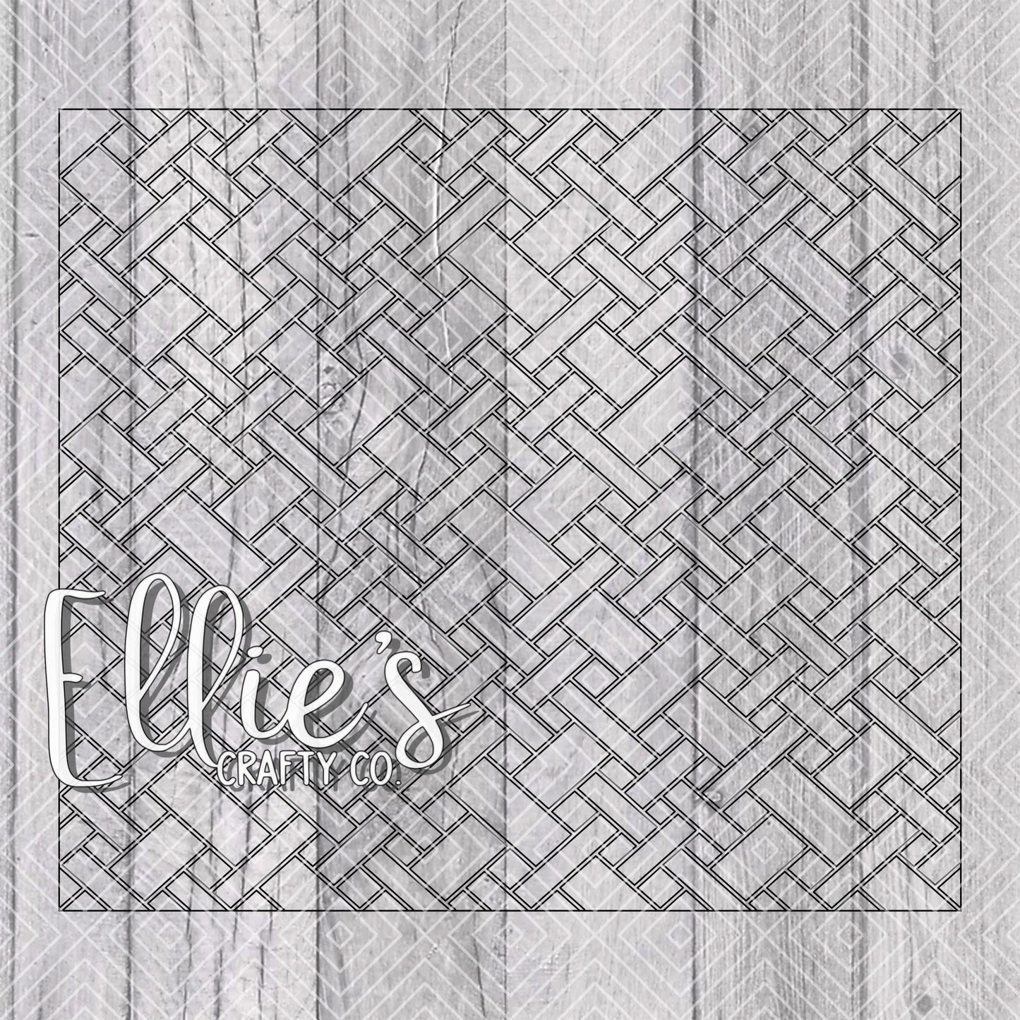 Basket Weave Collection V3 Template for Straight Tumblers