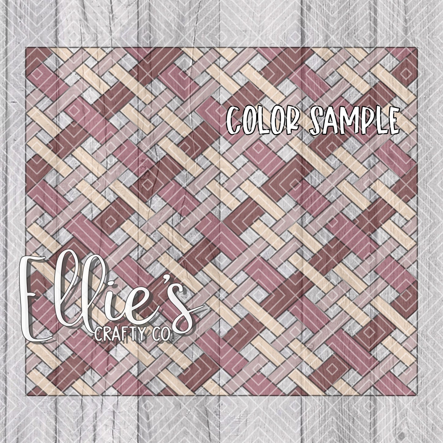 Basket Weave Collection V3 Template for Straight Tumblers