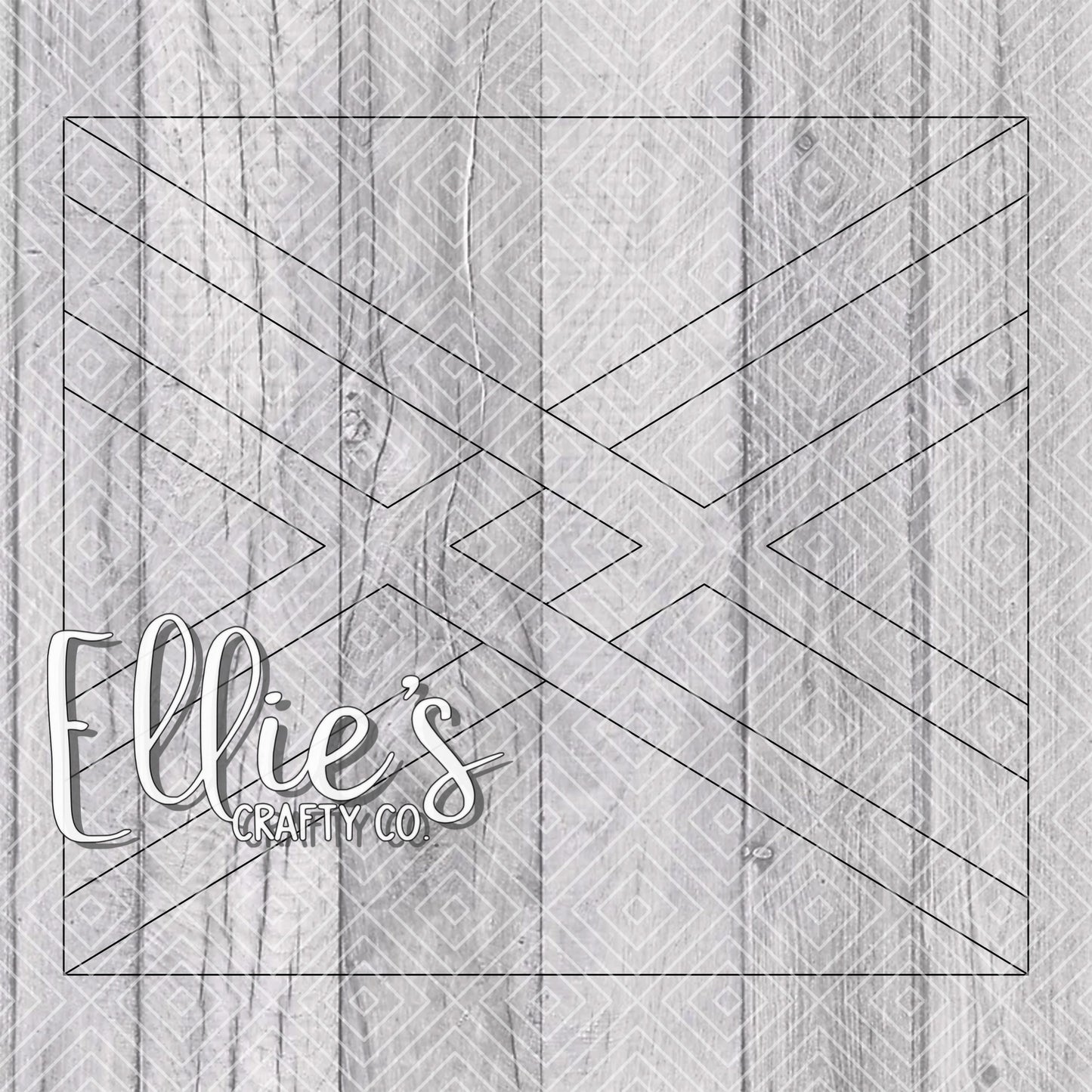 Emery and K Basket Weave Collection Template for Straight Tumblers