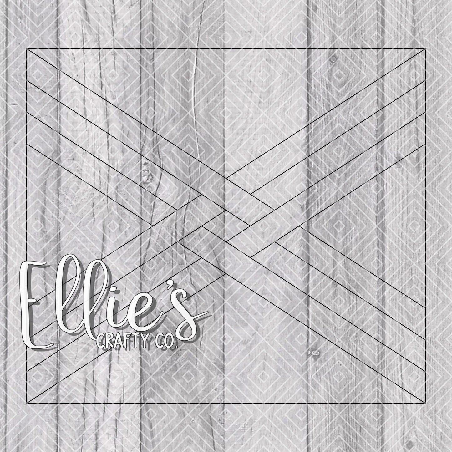 Emery and K Basket Weave Collection Template for Straight Tumblers