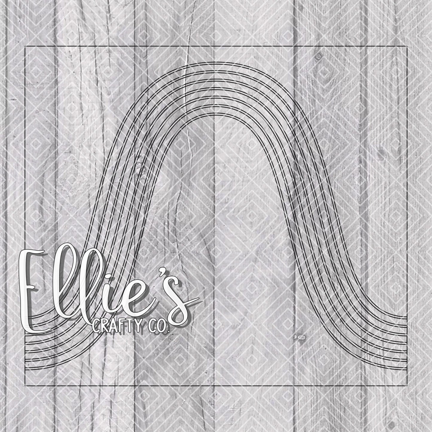 Bouji Rainbow Split Template for Straight Tumblers