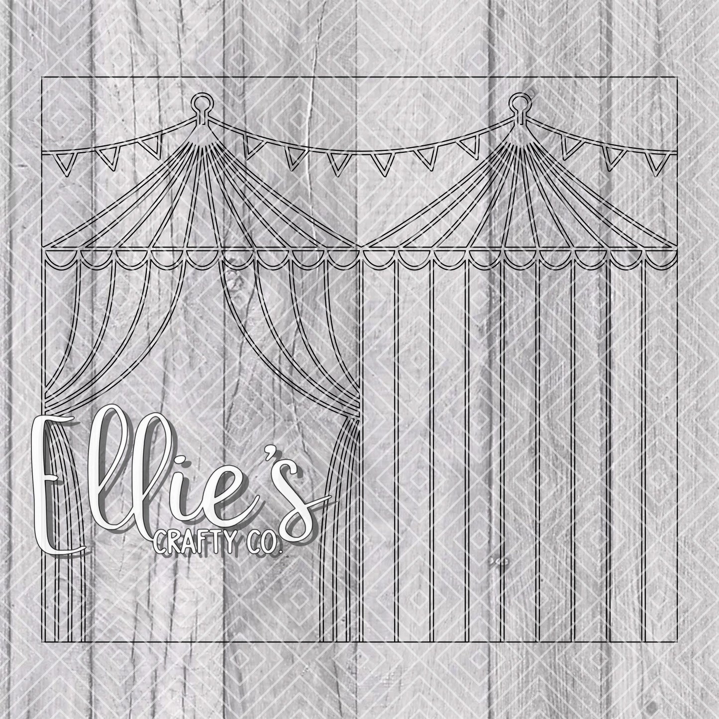 Circus Template for Straight Tumblers
