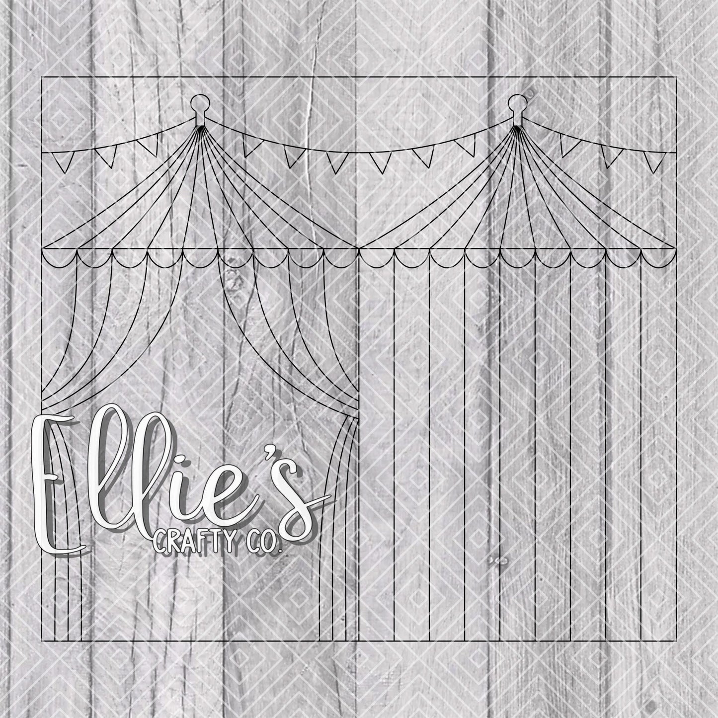 Circus Template for Straight Tumblers