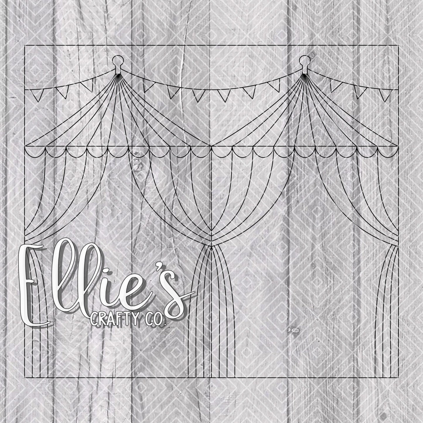 Circus Template for Straight Tumblers