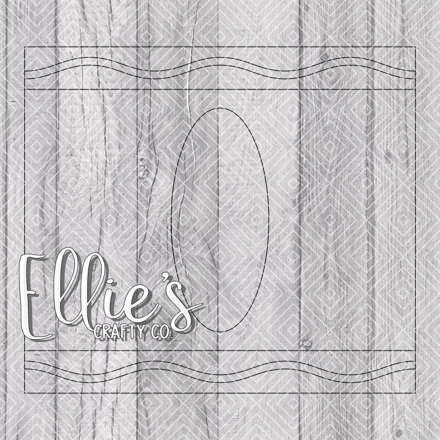 Crayon Template for Straight Tumblers