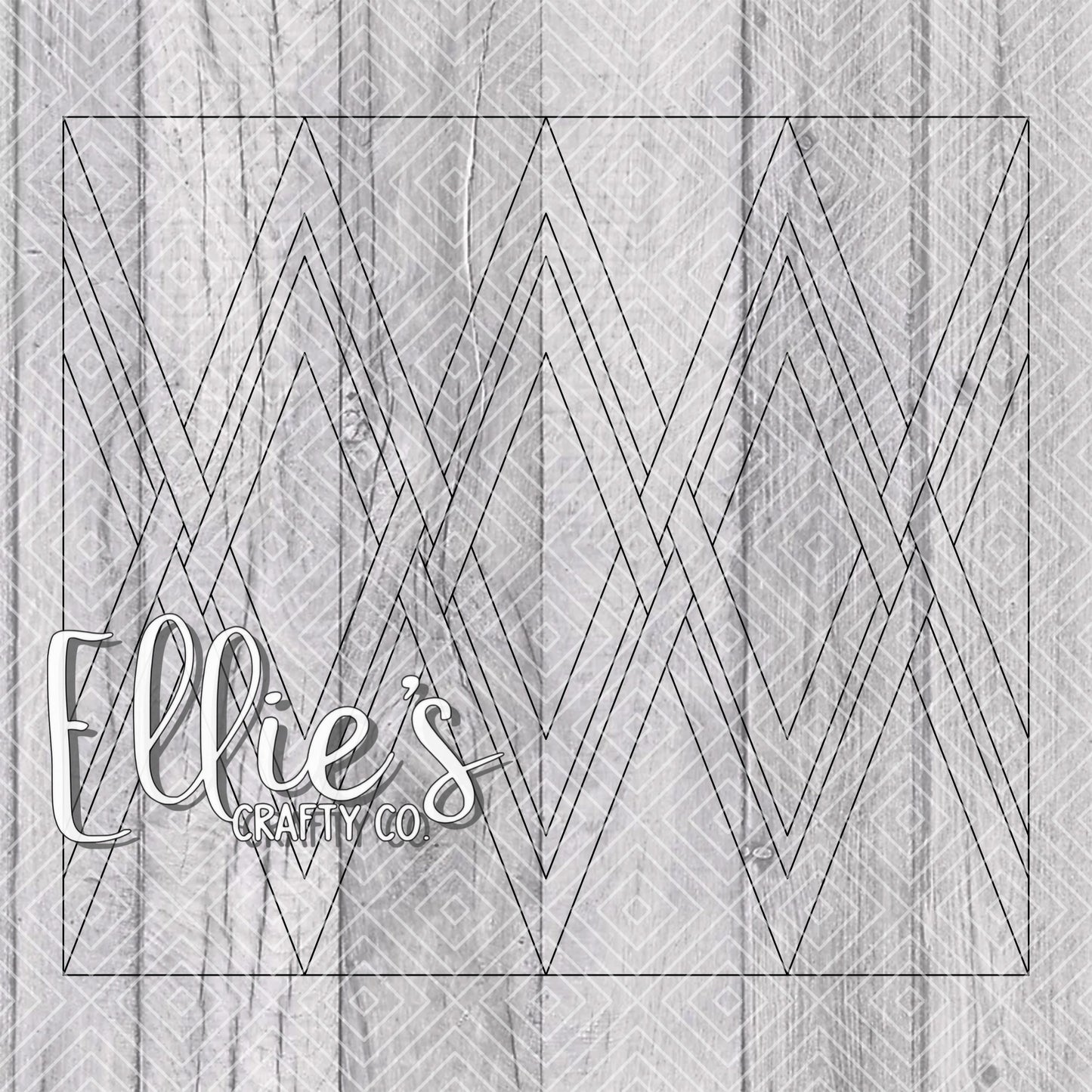 Weaved Argyle Collection Template for Straight Tumblers V1
