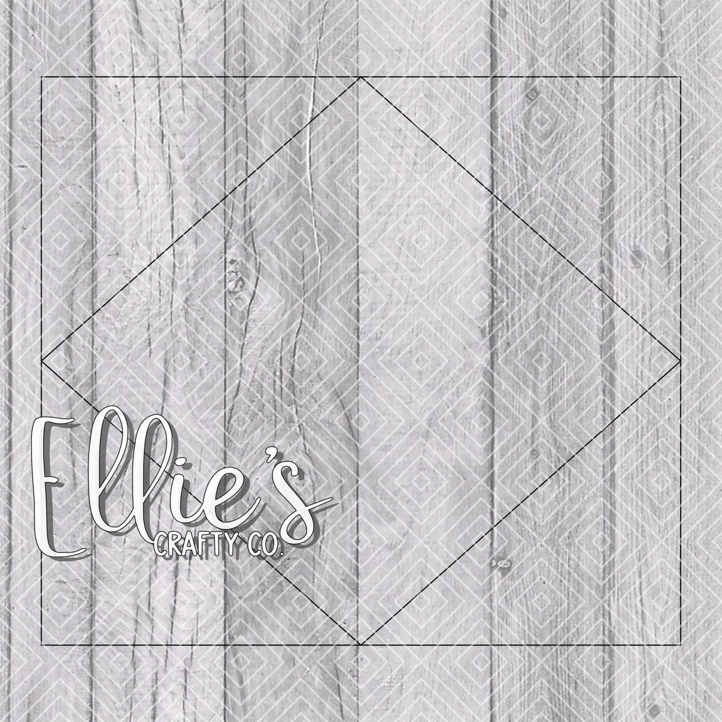 Diamond VSplit Template for Straight Tumblers