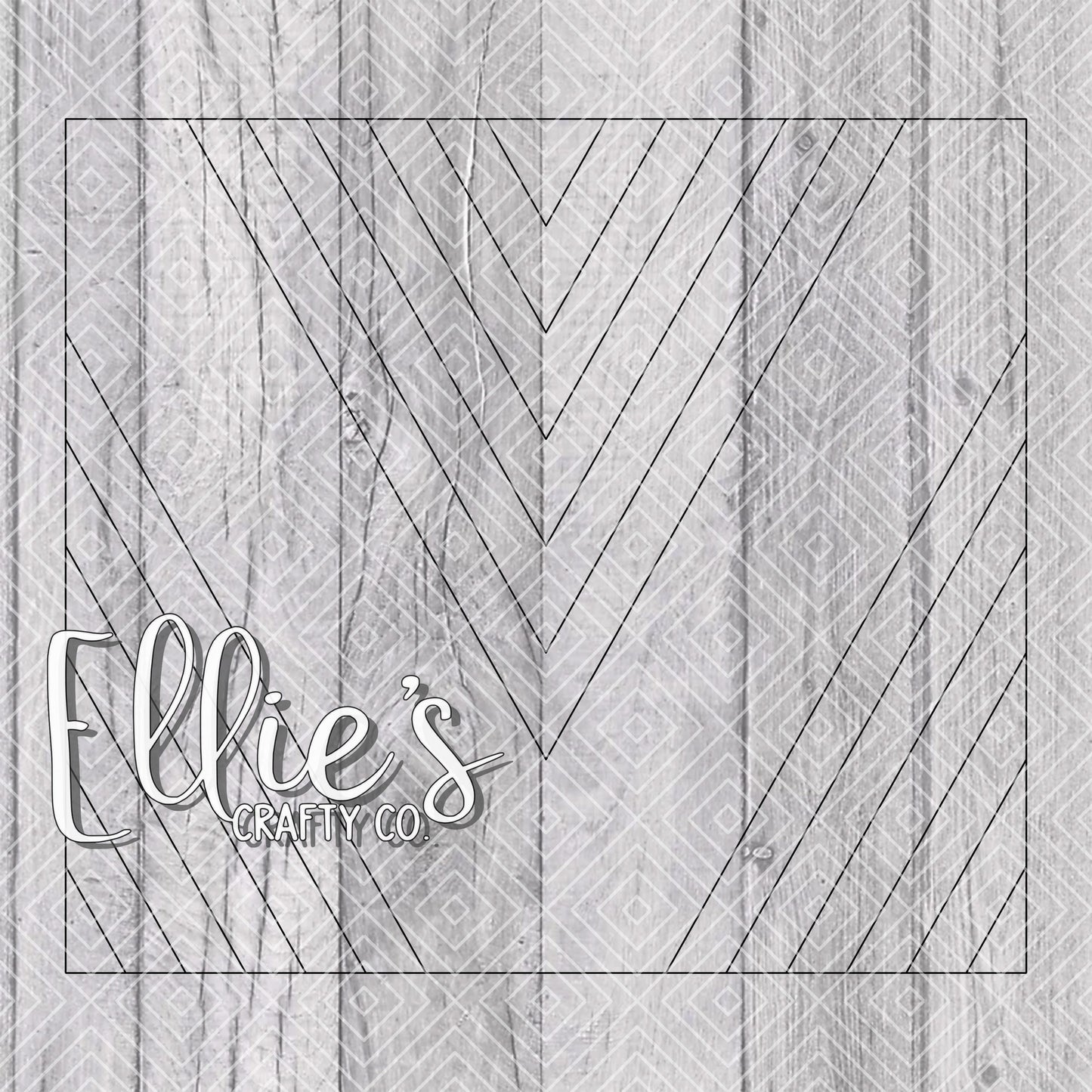 Geo VSplit Template for Straight Tumblers