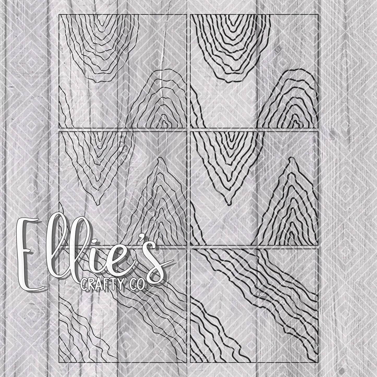 Geode Collection Template for Straight Tumblers