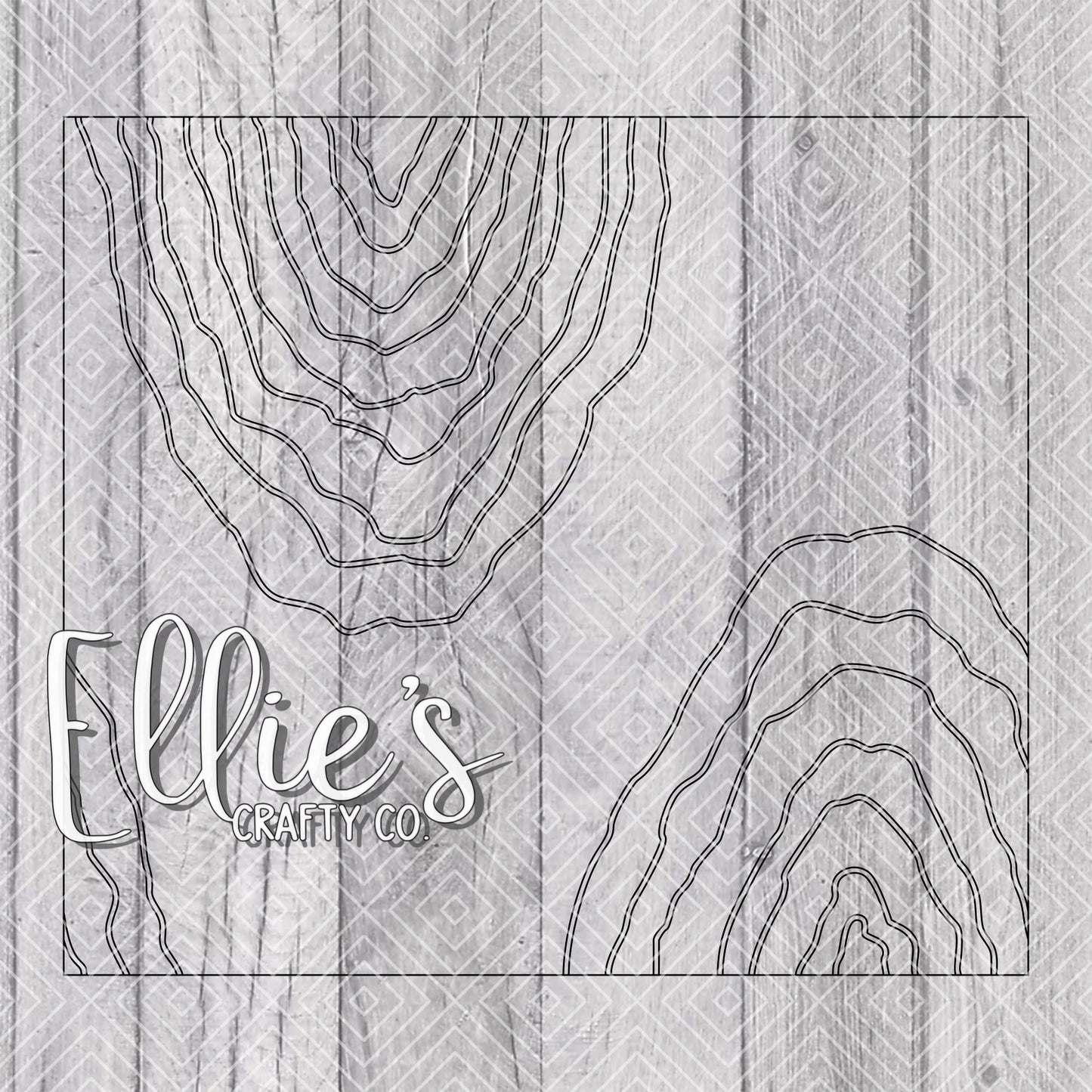 Geode Collection Template for Straight Tumblers