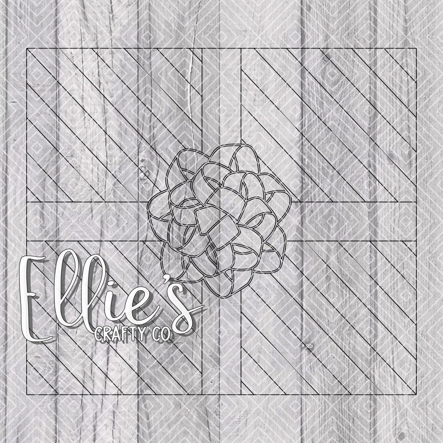 Christmas Gifts Burst Template for Straight Tumblers