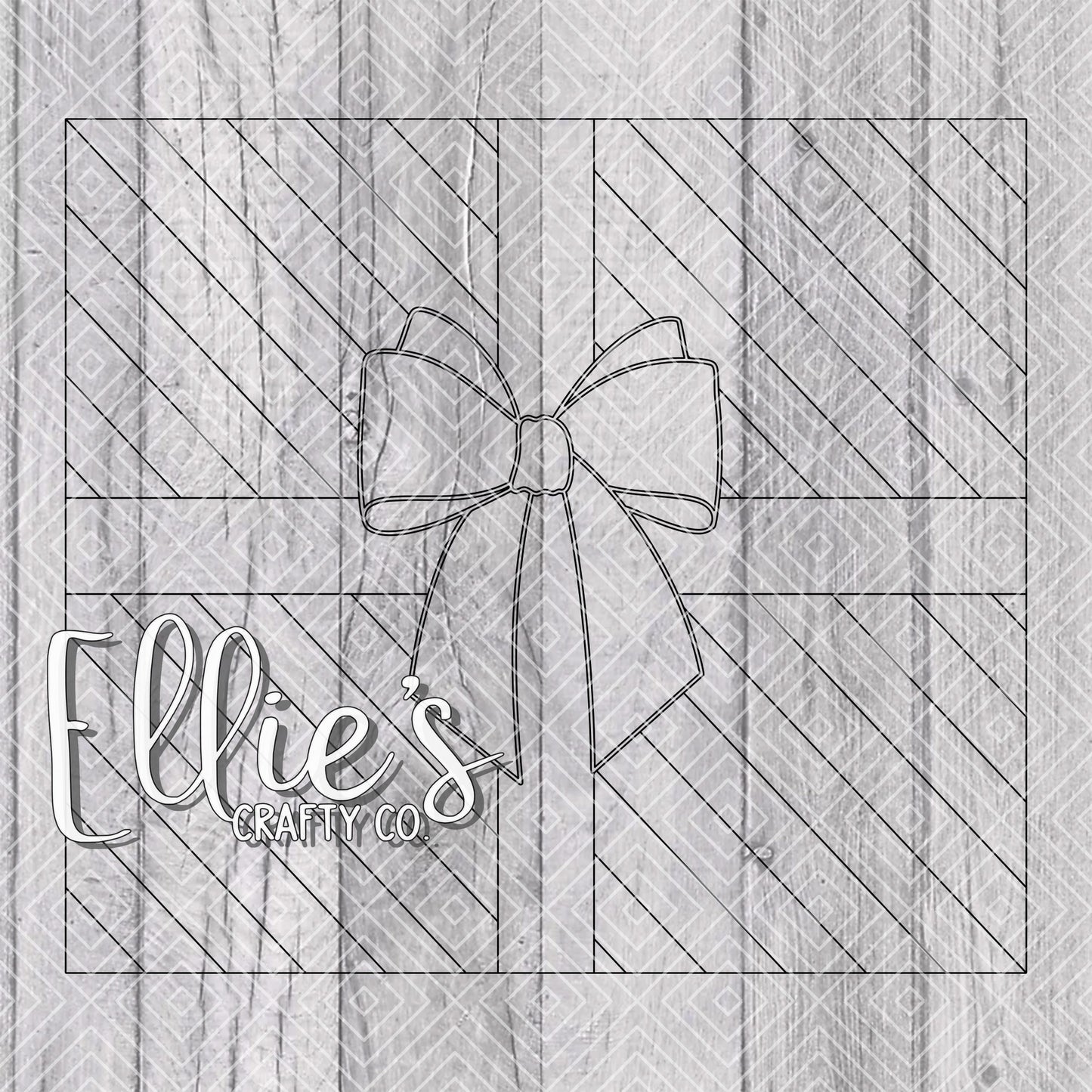 Christmas Gifts Burst Template for Straight Tumblers
