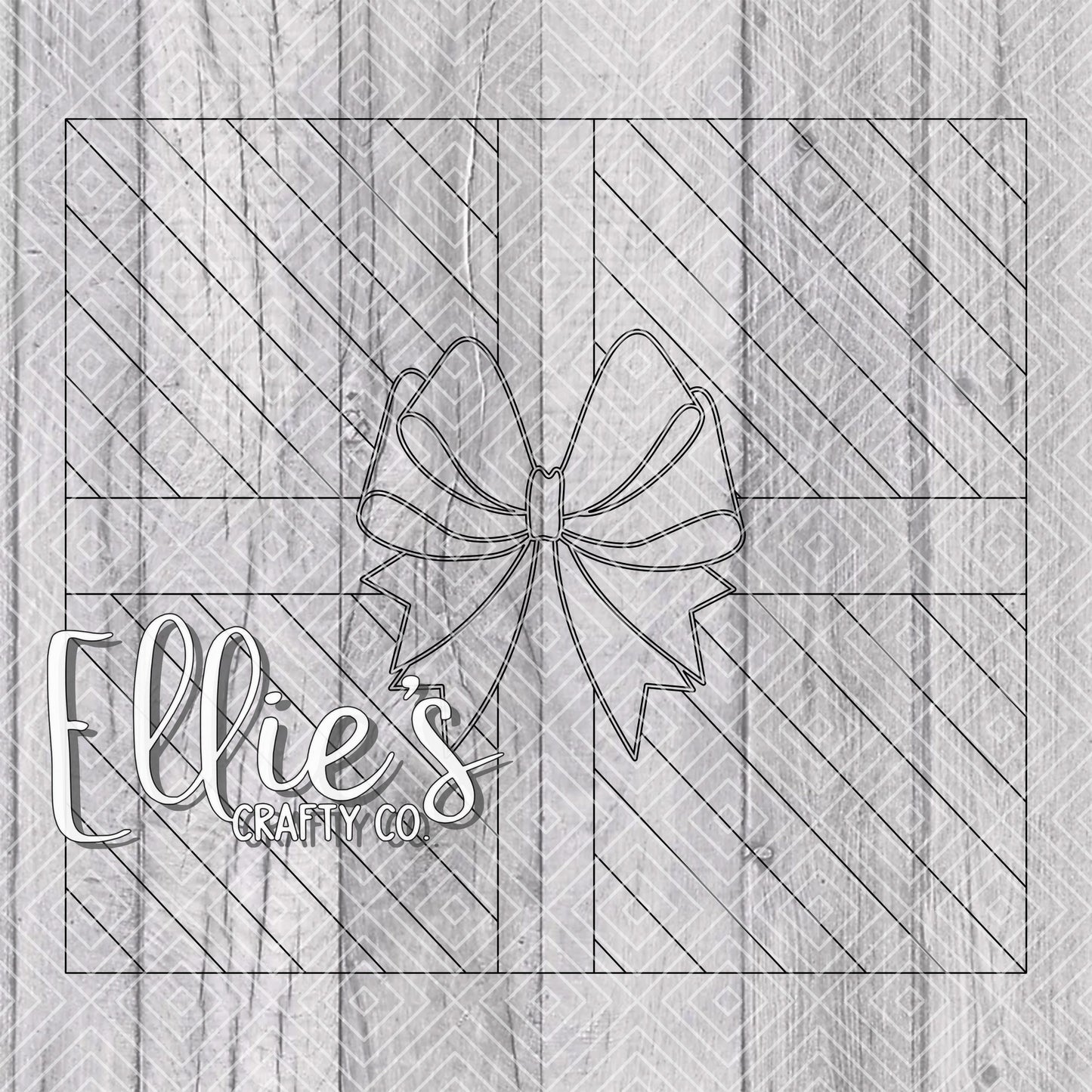 Christmas Gifts Burst Template for Straight Tumblers