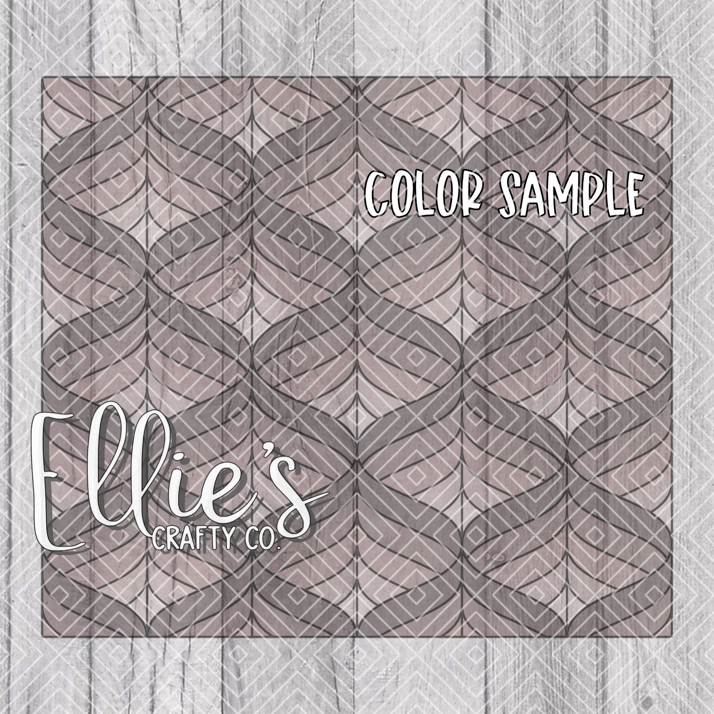 Groovy Waves Template for Straight Tumblers