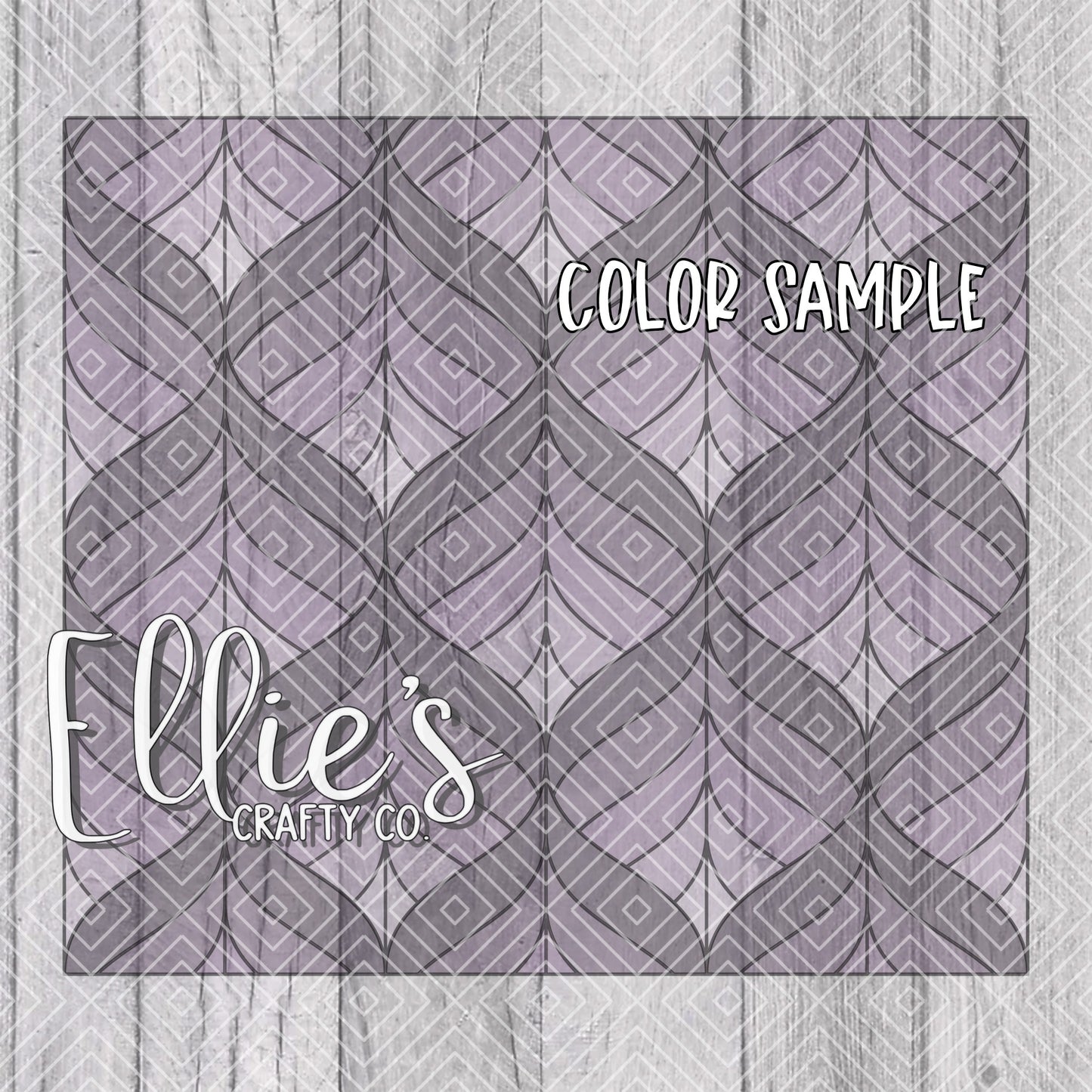 Groovy Waves Template for Straight Tumblers