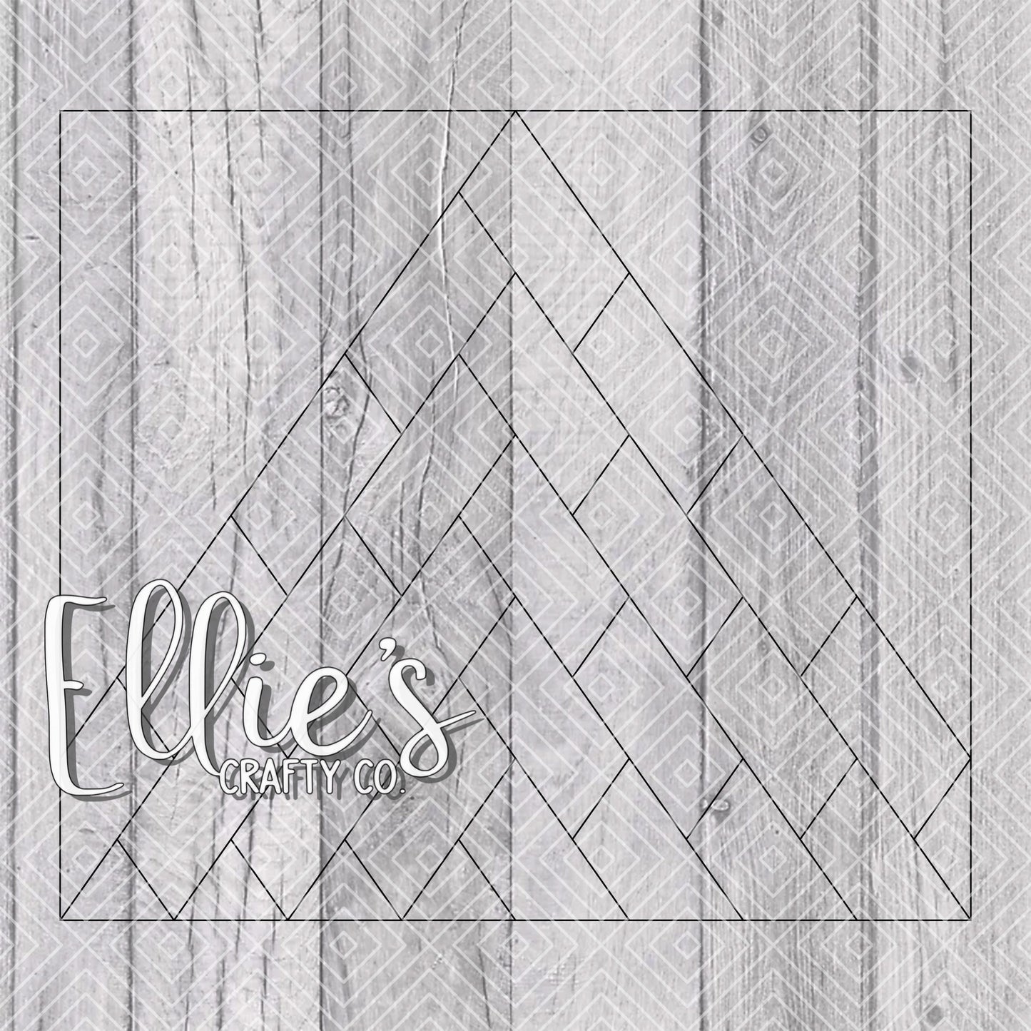 Herringbone Tiled Vsplit Collection Template for Straight Tumblers