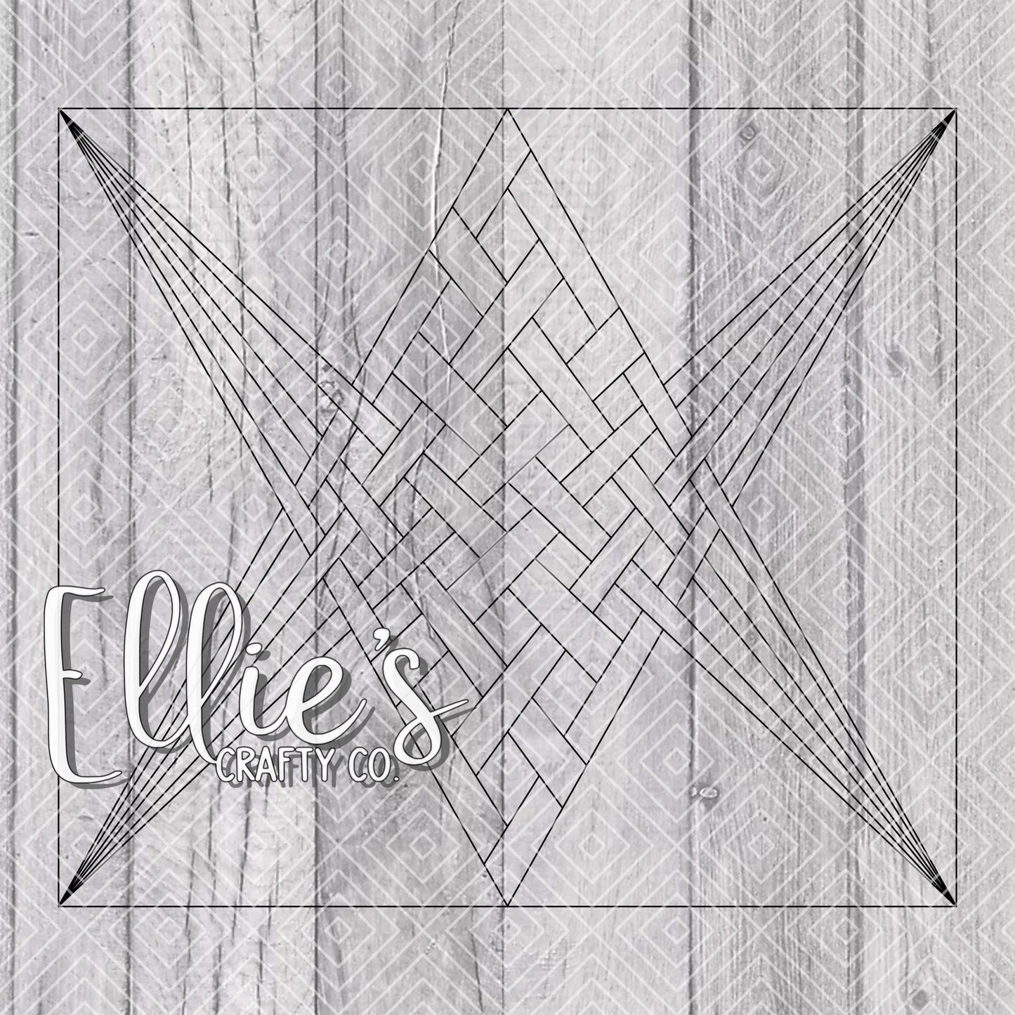 Weaved Hammock Template for Straight Tumblers