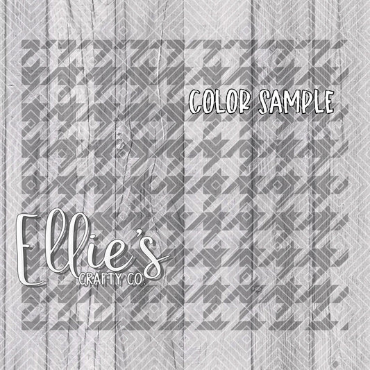 Houndstooth Template for Straight Tumblers