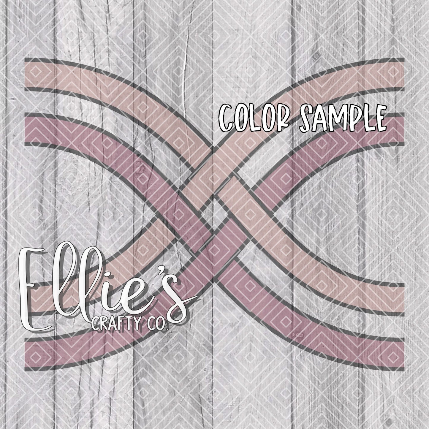 Weaved Infinity Collection Template for Straight Tumblers