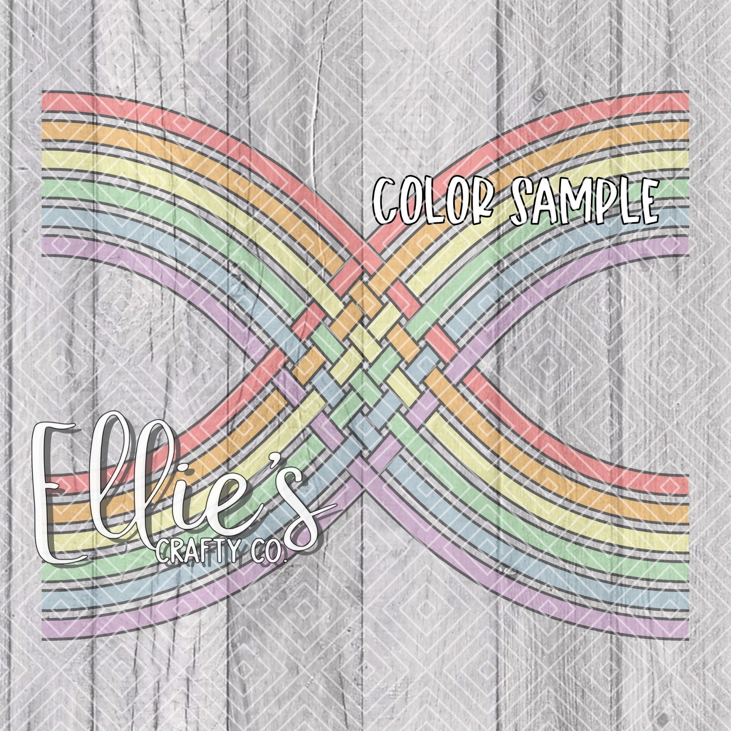 Weaved Infinity Collection Template for Straight Tumblers