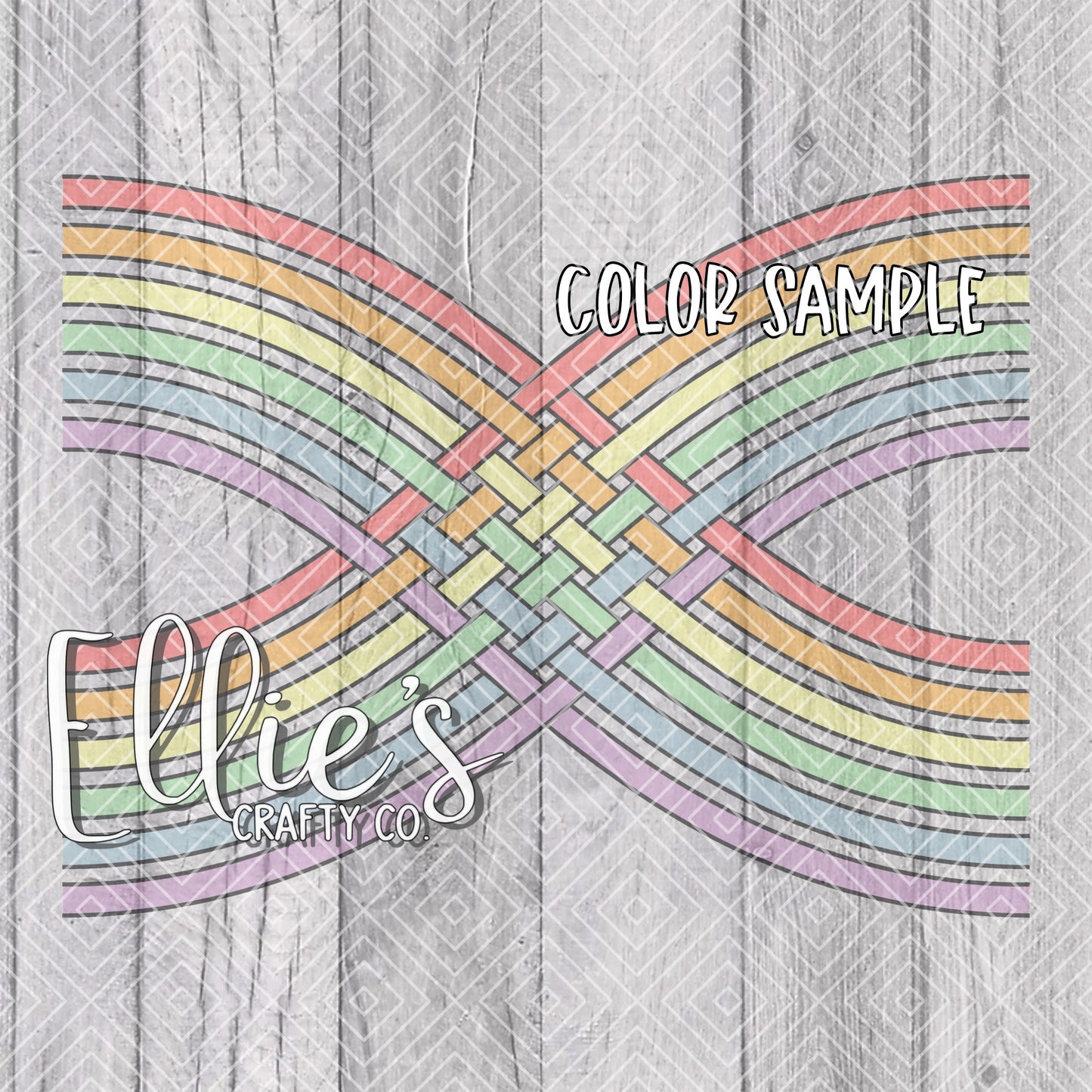 Weaved Infinity Collection Template for Straight Tumblers